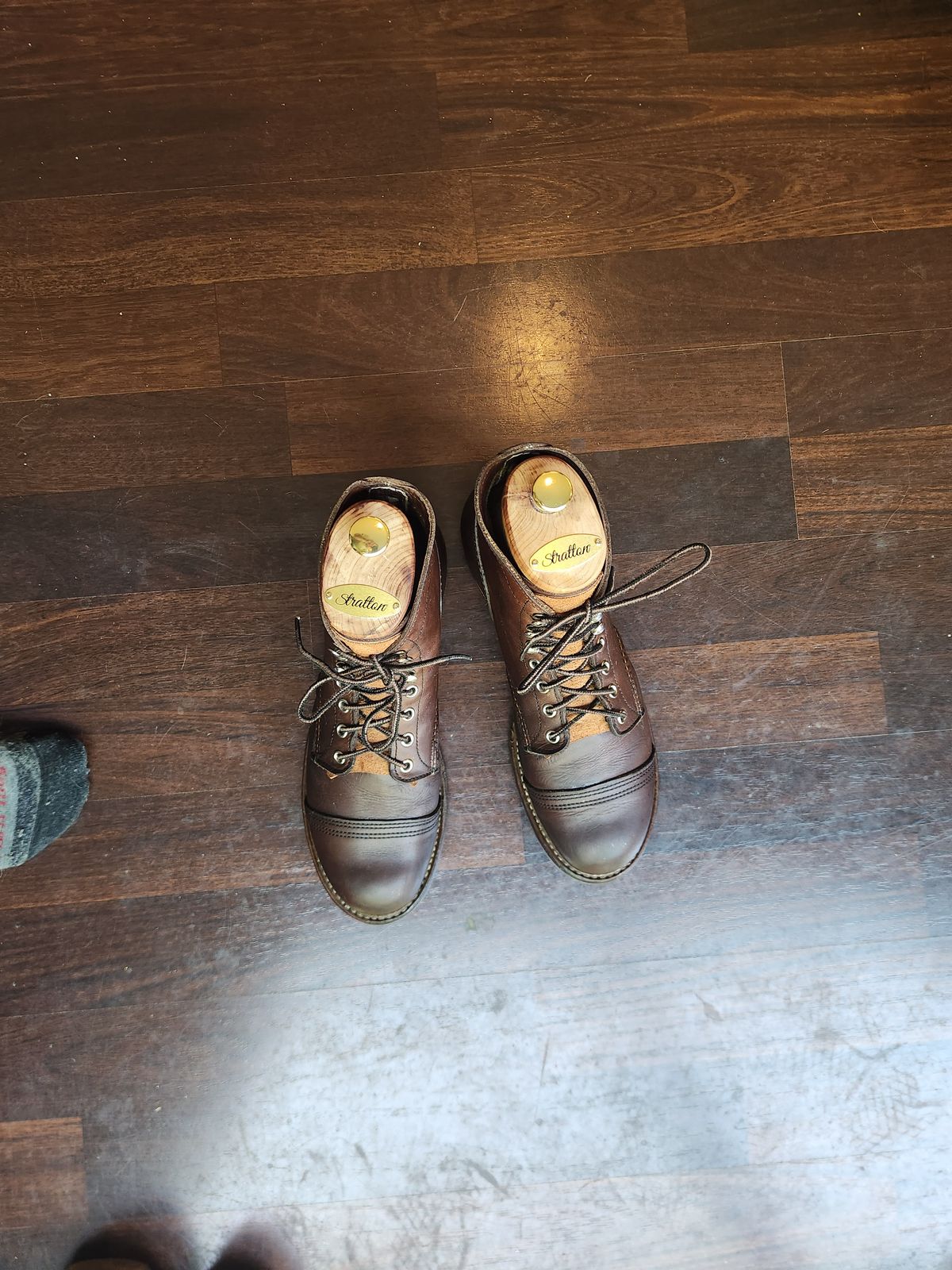 Photo by Tieric on August 9, 2025 of the Red Wing Iron Ranger in S.B. Foot Amber Harness.