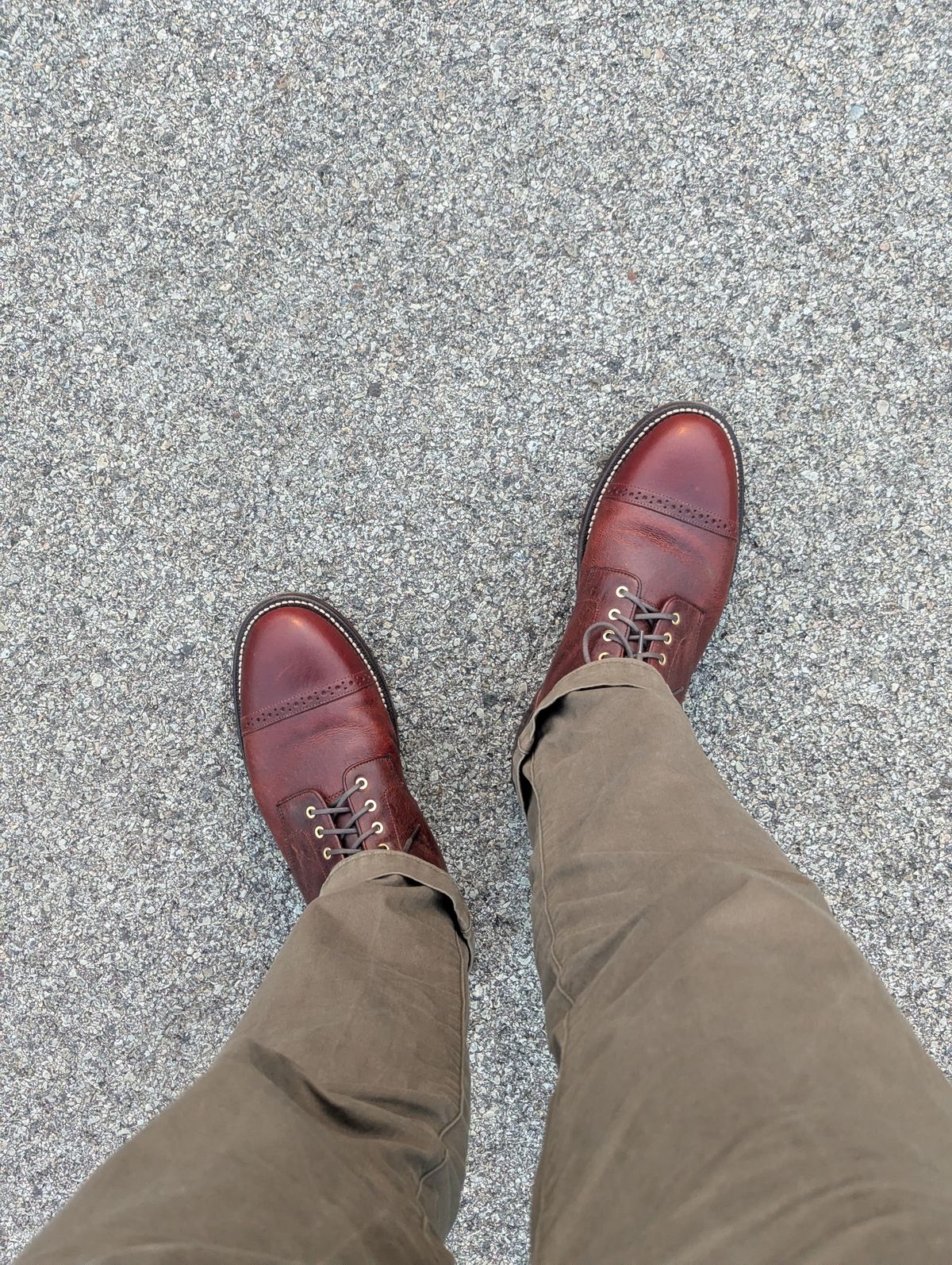 Photo by habibiboots7 on March 25, 2026 of the Grant Stone Garrison Boot in Gallun Red Denali Stag.