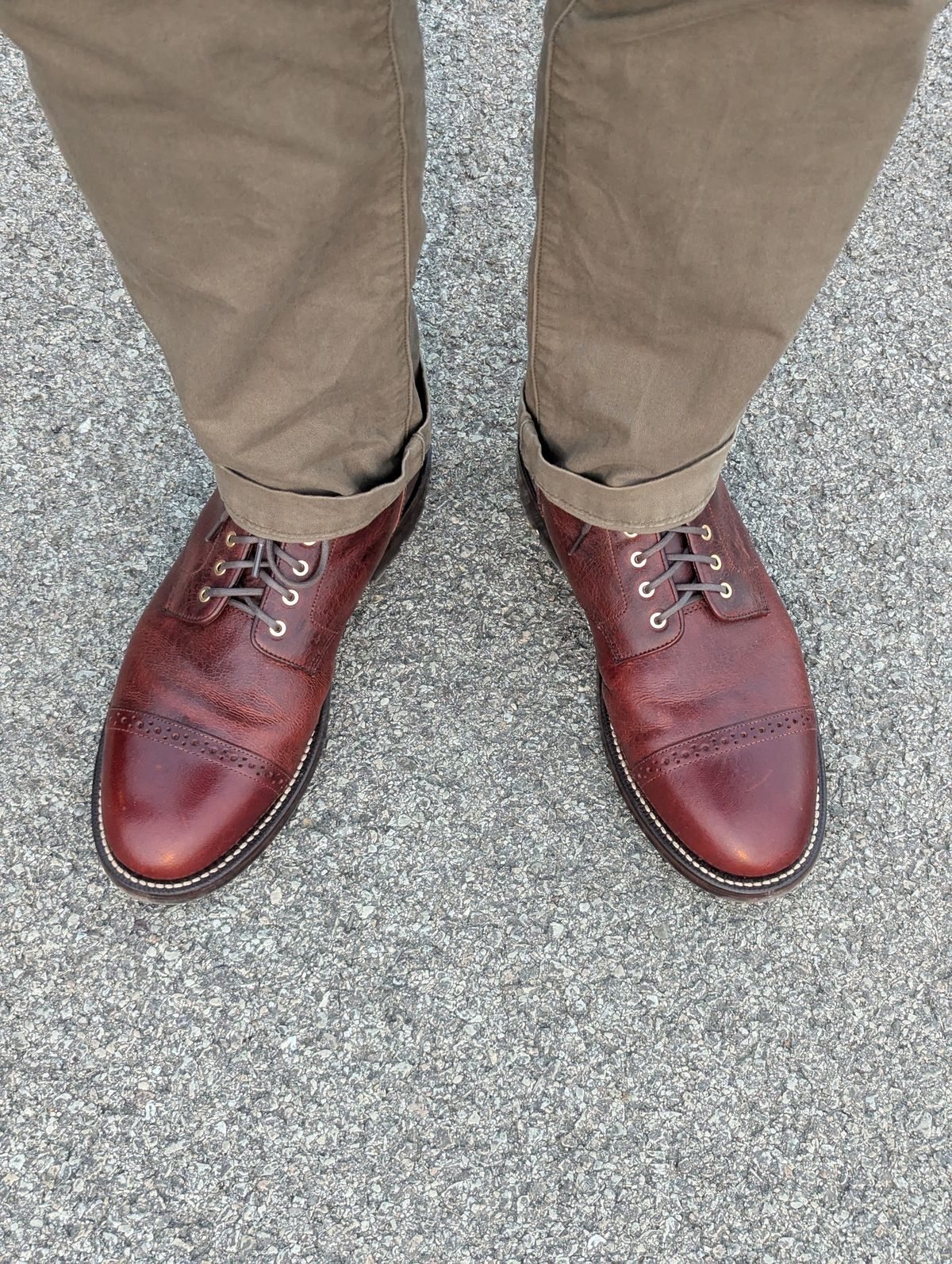 Photo by habibiboots7 on March 25, 2026 of the Grant Stone Garrison Boot in Gallun Red Denali Stag.