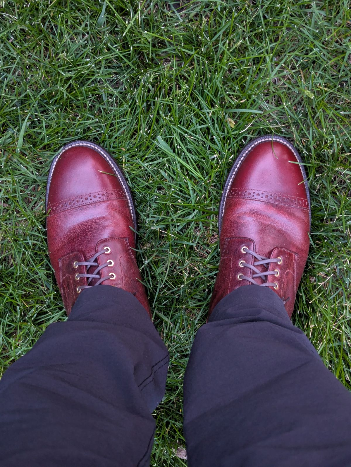 Photo by habibiboots7 on May 6, 2026 of the Grant Stone Garrison Boot in Gallun Red Denali Stag.