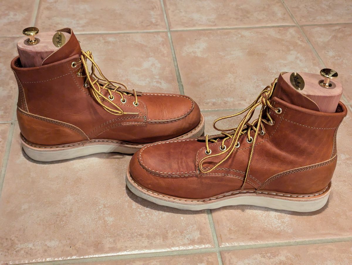 Photo by habibiboots7 on July 8, 2025 of the White's Perry 6" Select in Seidel Tobacco Stampede.