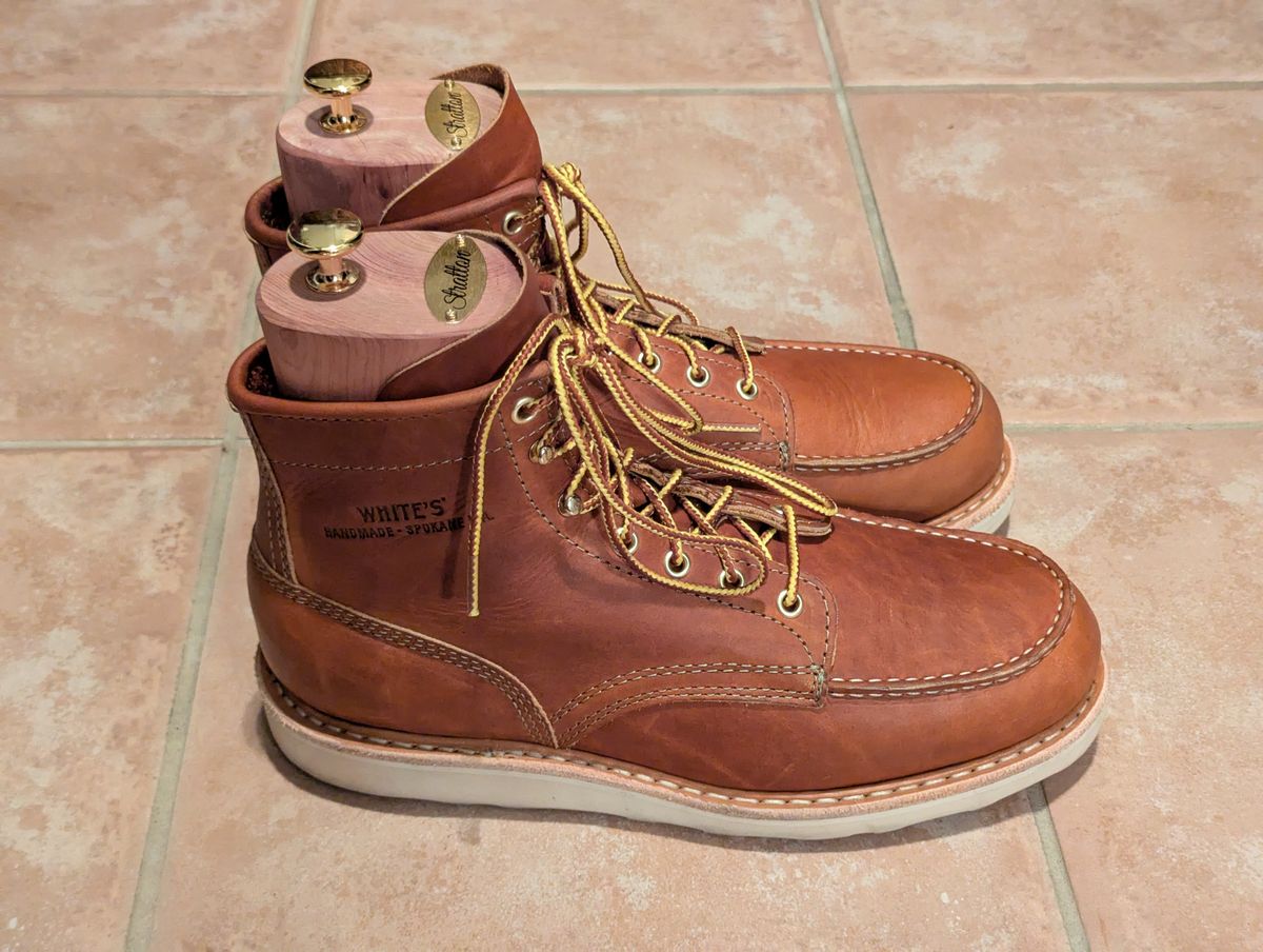 Photo by habibiboots7 on July 8, 2025 of the White's Perry 6" Select in Seidel Tobacco Stampede.