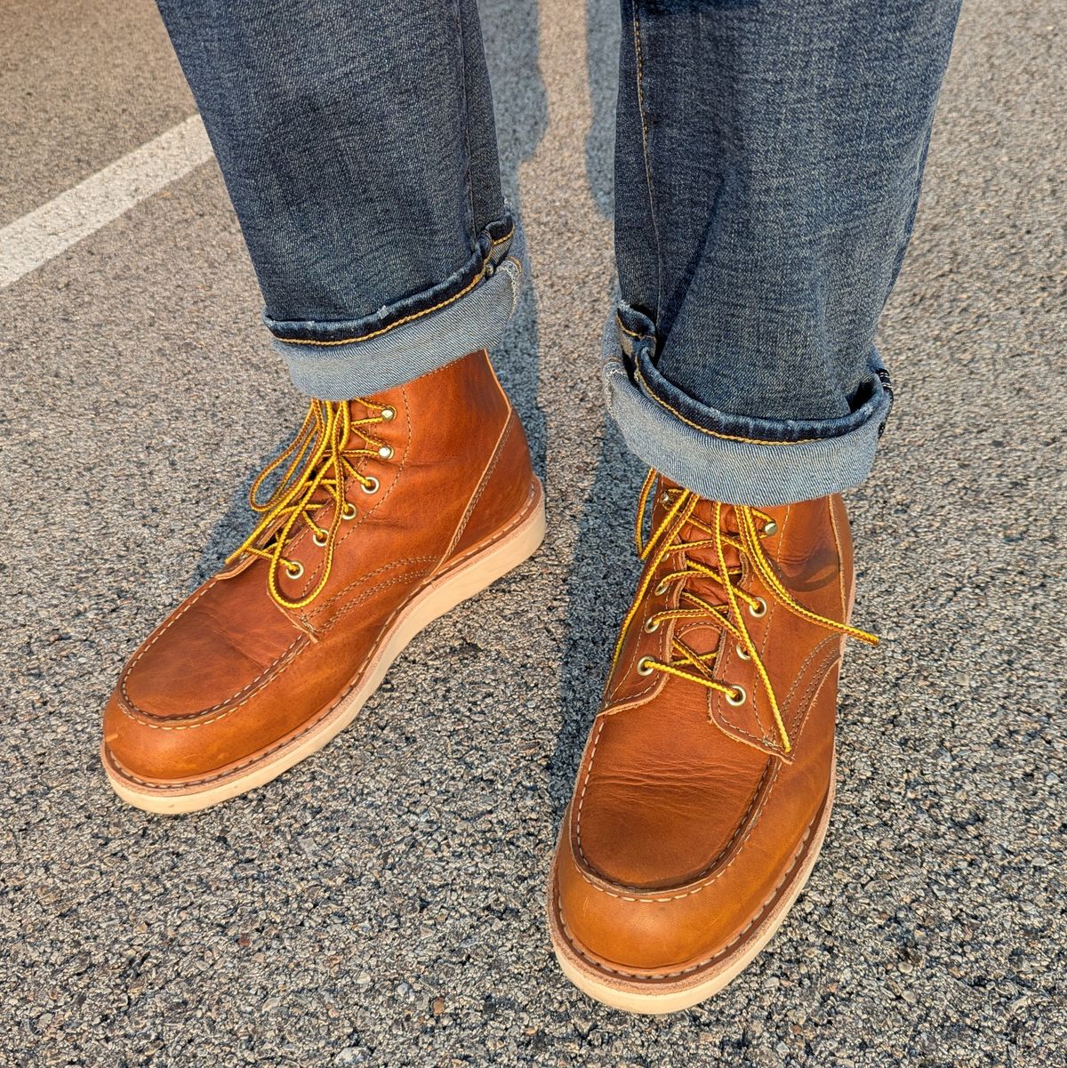 Photo by habibiboots7 on July 31, 2025 of the White's Perry 6" Select in Seidel Tobacco Stampede.