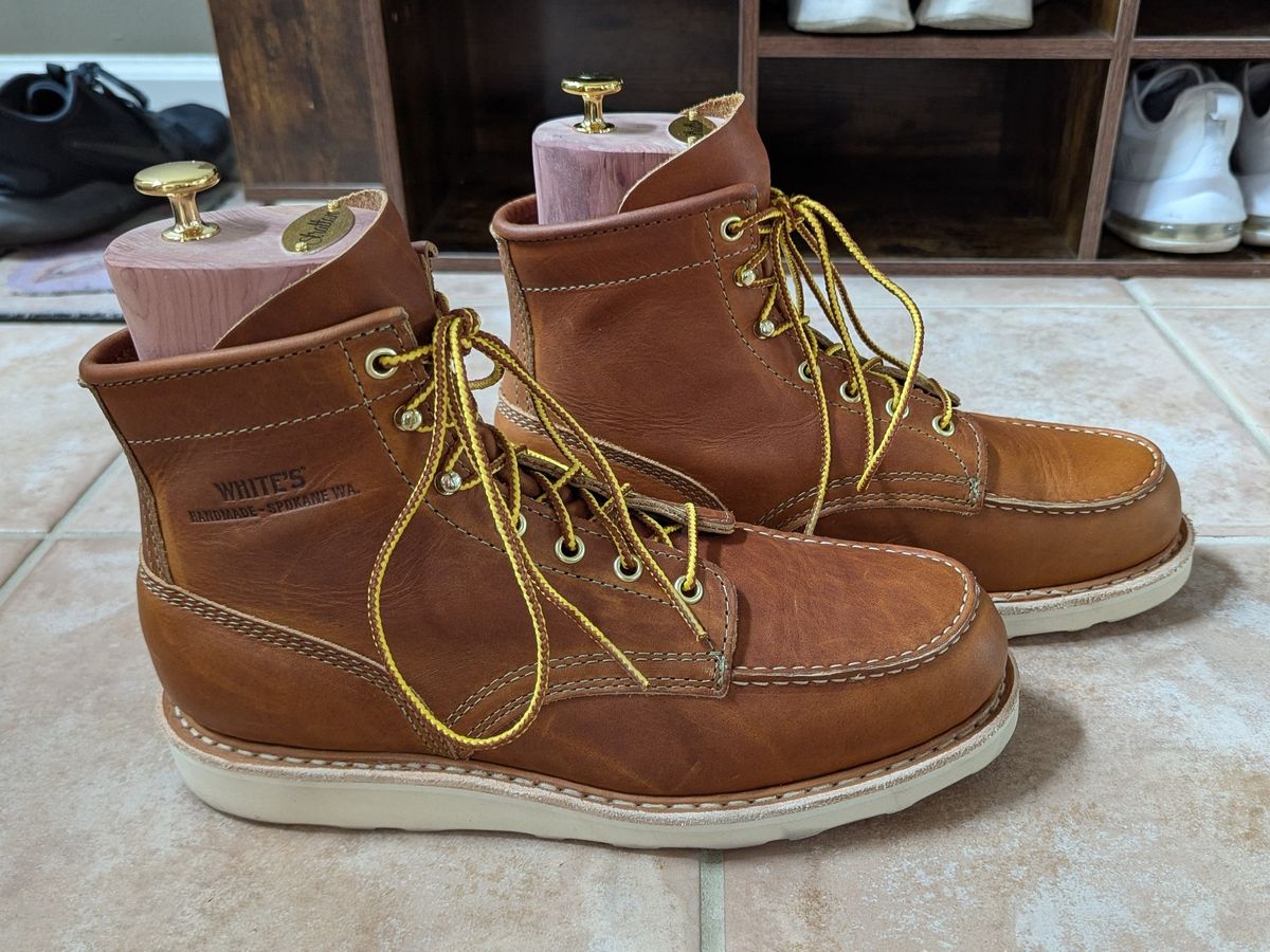 Photo by habibiboots7 on March 30, 2025 of the White's Perry 6" Select in Seidel Tobacco Stampede.