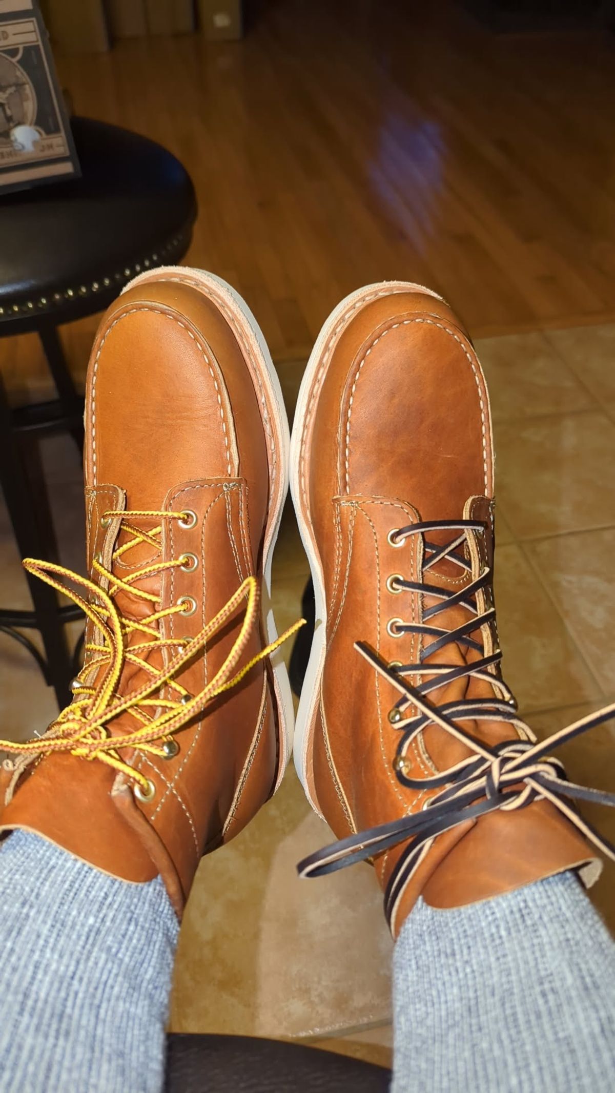 Photo by habibiboots7 on March 19, 2025 of the White's Perry 6" Select in Seidel Tobacco Stampede.