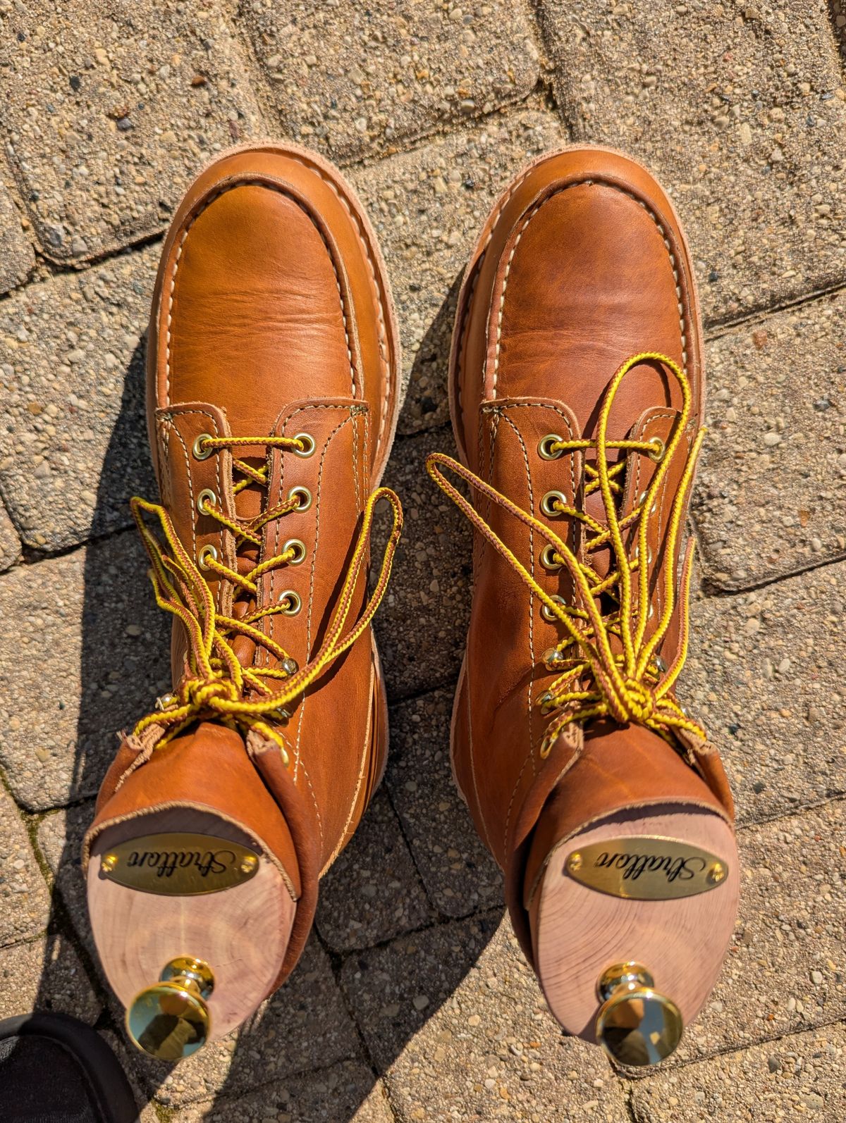 Photo by habibiboots7 on May 11, 2025 of the White's Perry 6" Select in Seidel Tobacco Stampede.