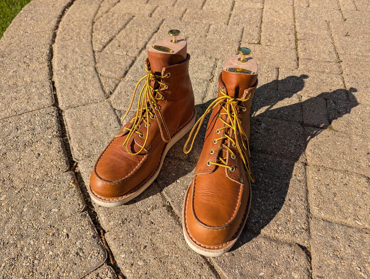 Photo by habibiboots7 on May 11, 2025 of the White's Perry 6" Select in Seidel Tobacco Stampede.