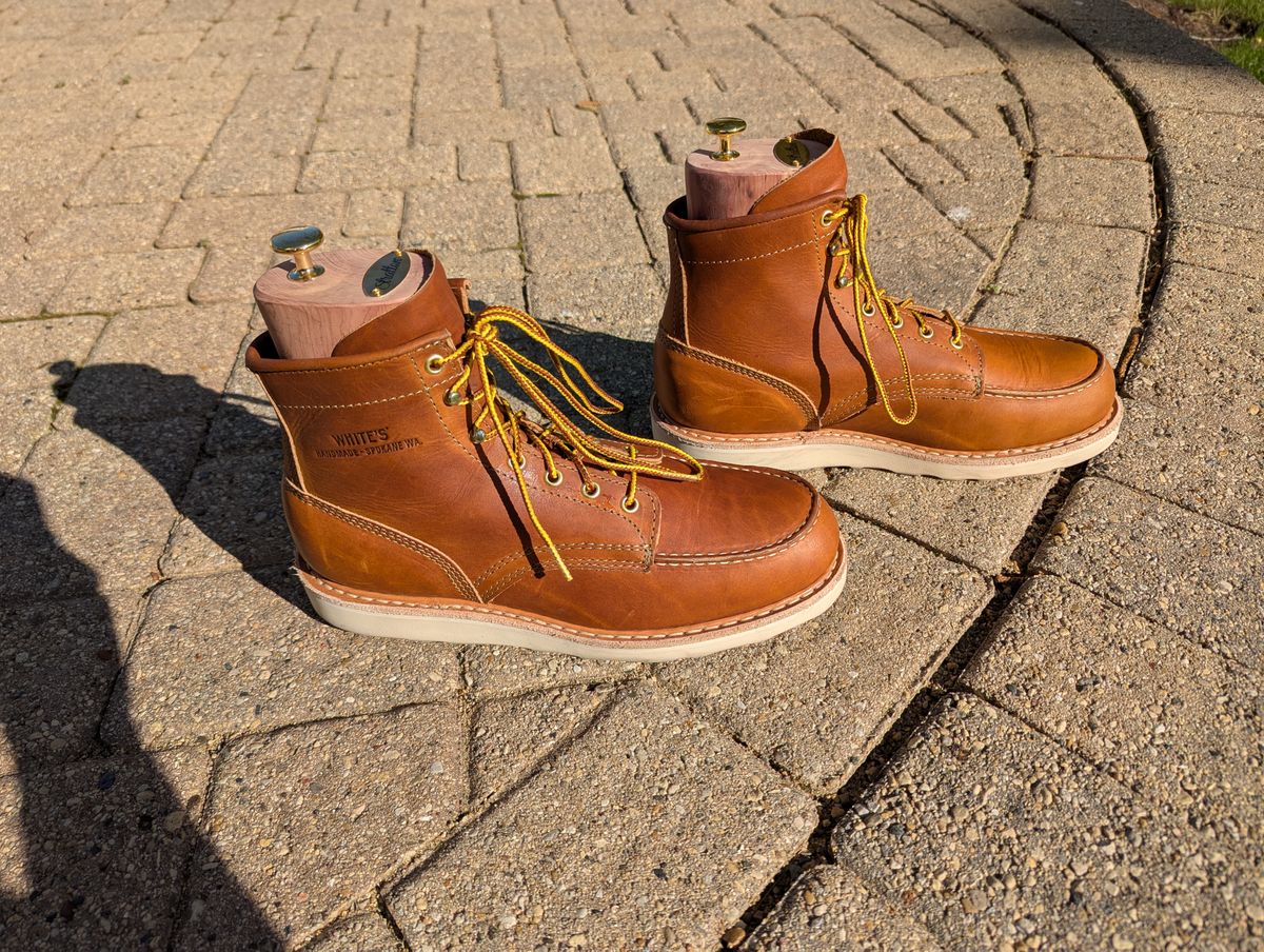 Photo by habibiboots7 on May 11, 2025 of the White's Perry 6" Select in Seidel Tobacco Stampede.