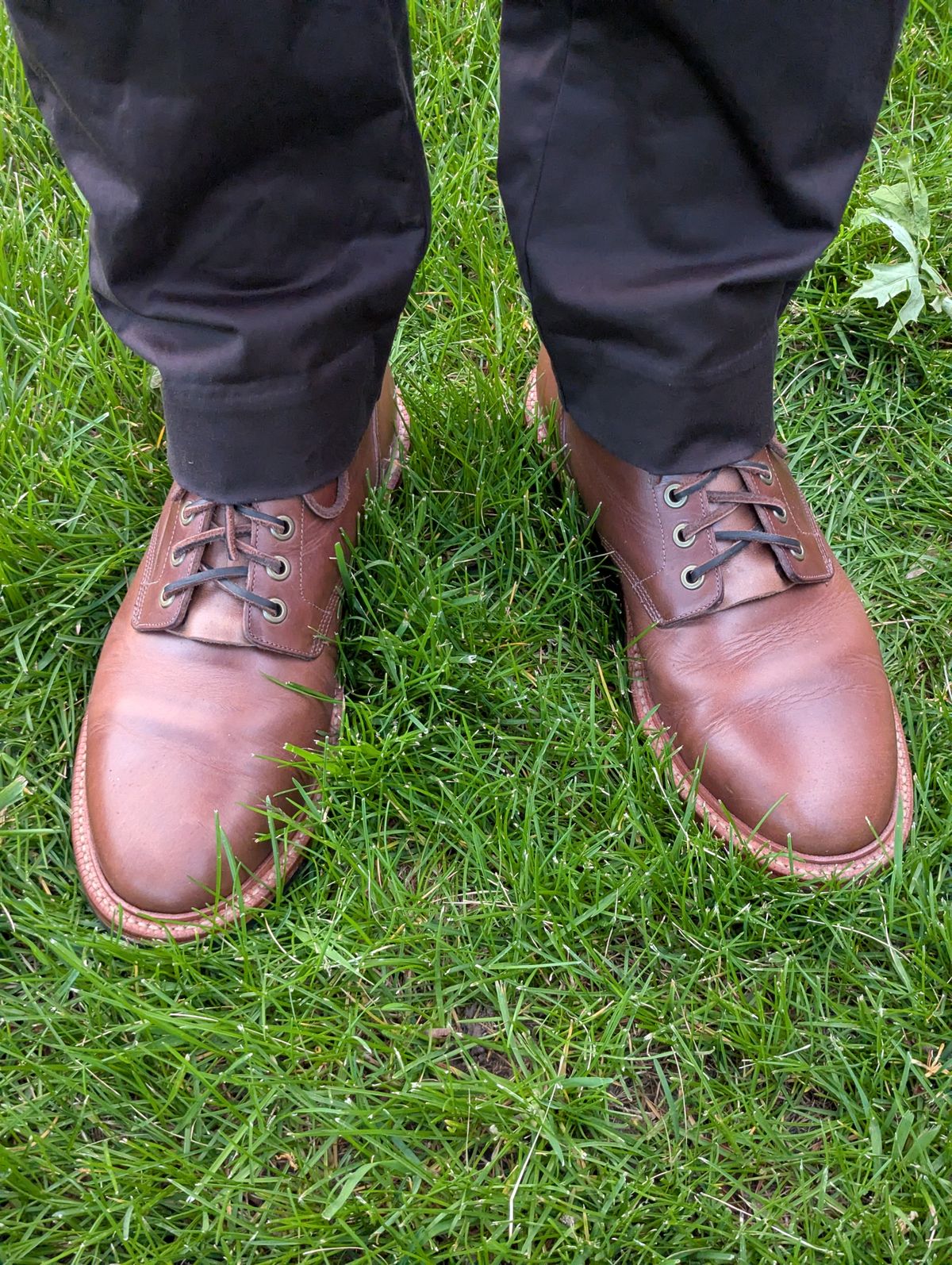 Photo by habibiboots7 on May 13, 2026 of the Grant Stone Diesel Boot in Horween Dune Chromexcel.