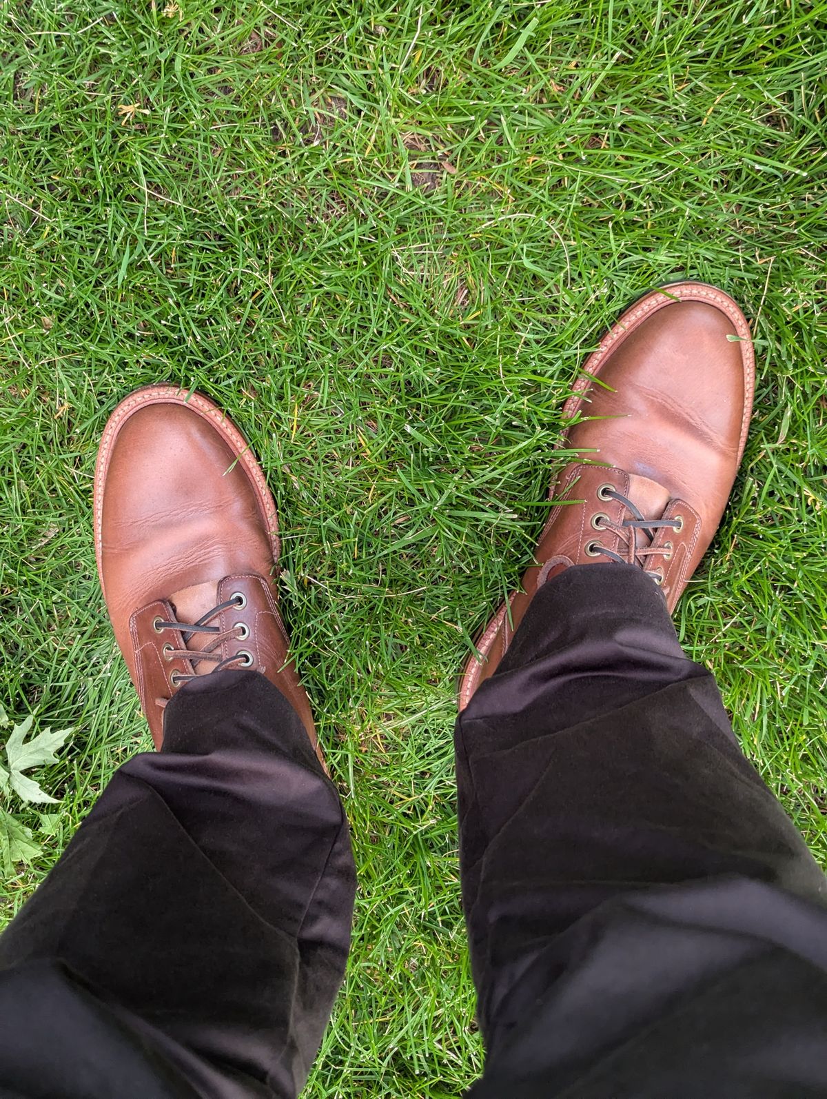 Photo by habibiboots7 on May 13, 2026 of the Grant Stone Diesel Boot in Horween Dune Chromexcel.