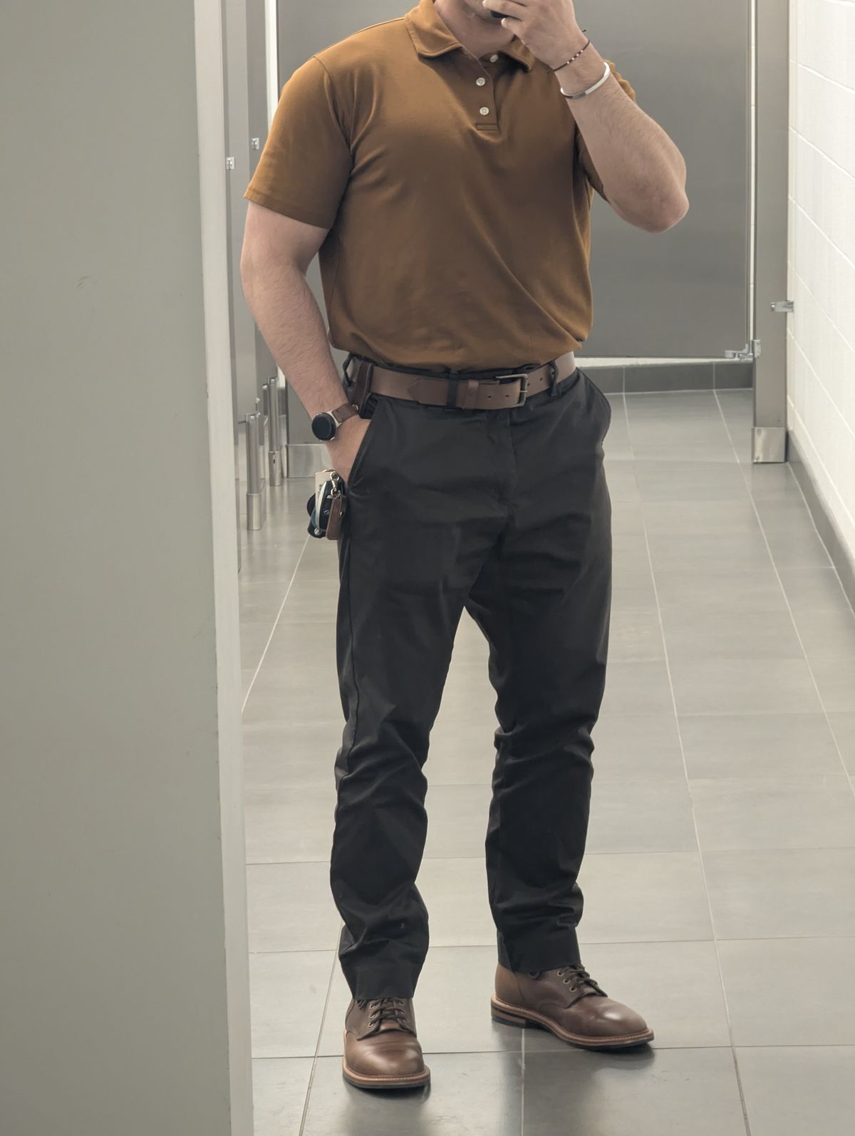 Photo by habibiboots7 on May 12, 2026 of the Grant Stone Diesel Boot in Horween Dune Chromexcel.