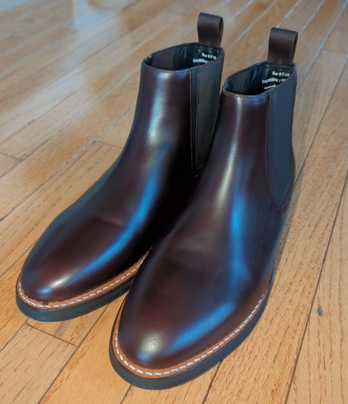 Photo by habibiboots7 on October 4, 2025 of the Thursday Duke in Brown Thursday Chrome.