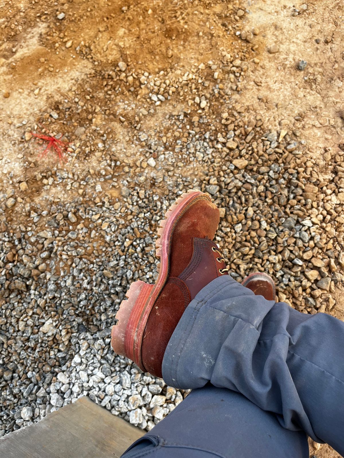 Photo by saintnick on June 7, 2023 of the JK Boots Honey Fire Inlander in Seidel Redwood Oil Tan & Seidel Redwood Oil Tan Roughout.