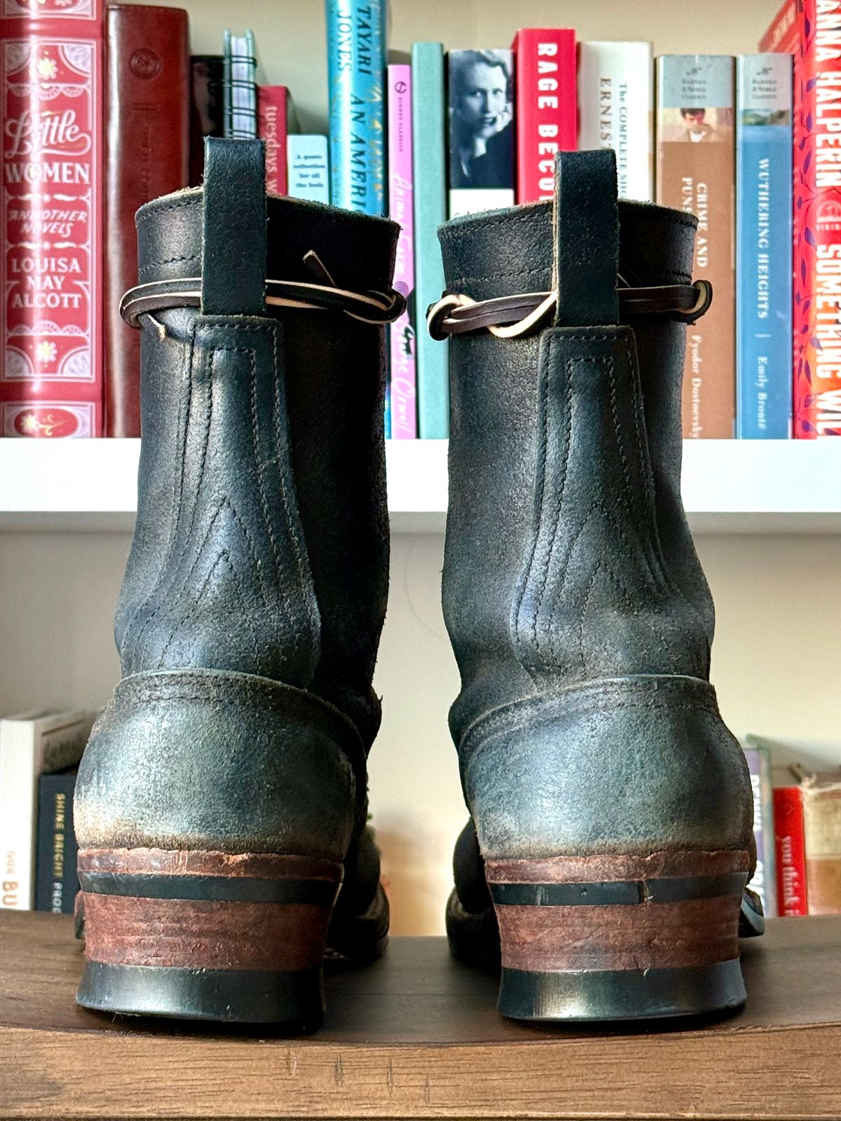 Photo by saintnick on March 2, 2025 of the Nicks LTT Heritage in Horween Black Waxed Flesh.