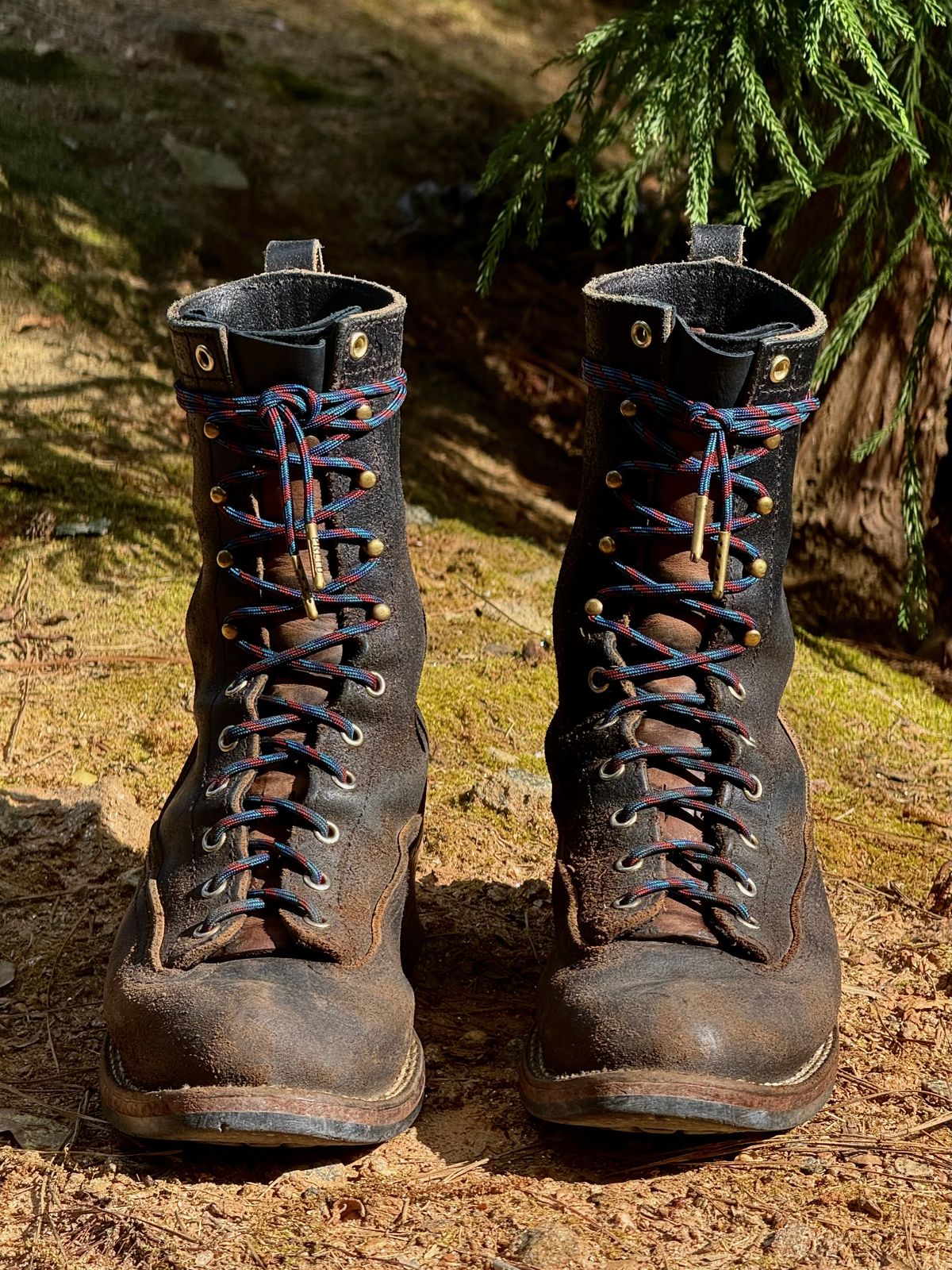 Photo by saintnick on April 5, 2025 of the Nicks LTT Heritage in Horween Black Waxed Flesh.
