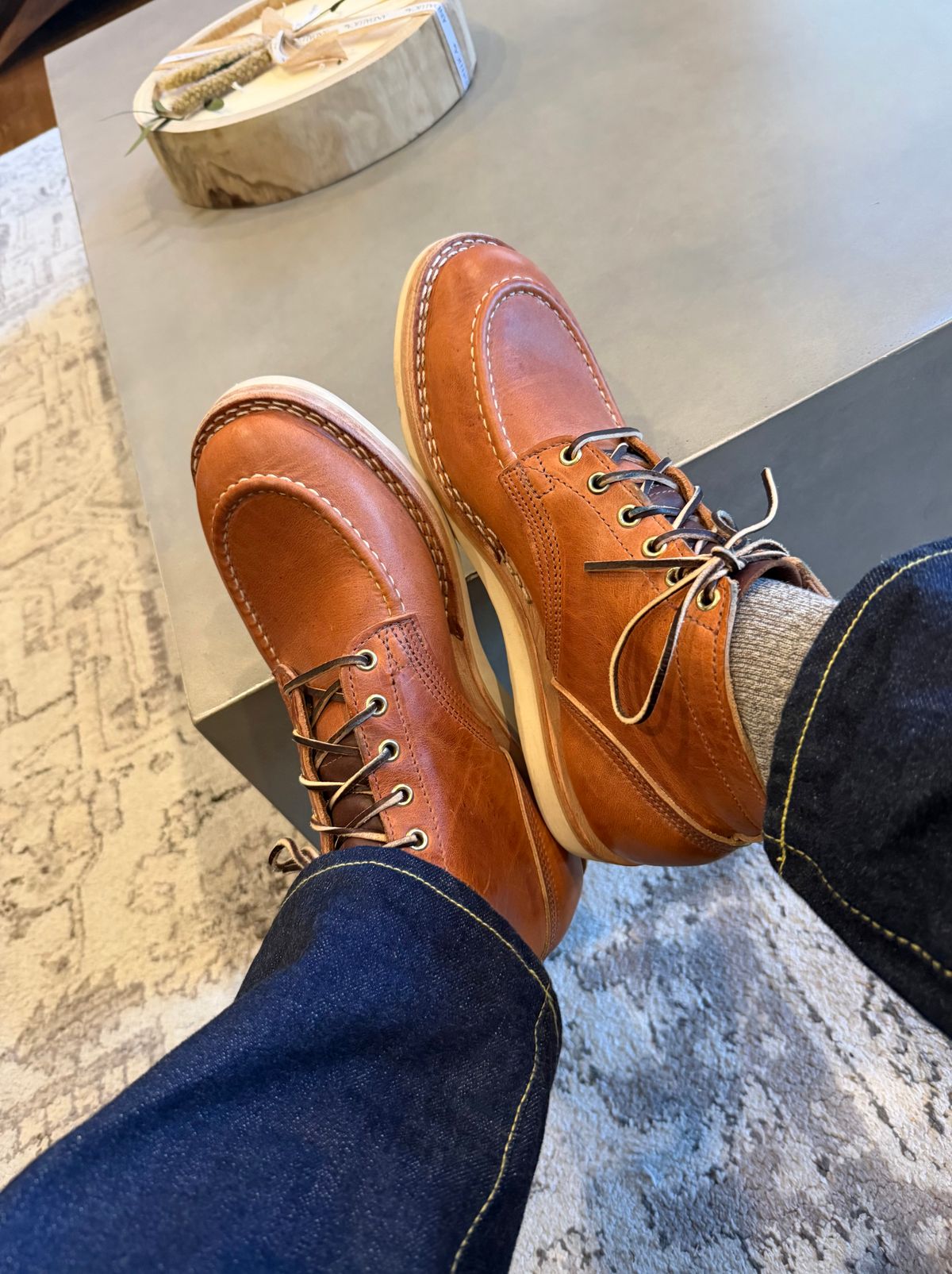 Photo by Stroker636 on October 20, 2025 of the Nicks Custom Model in Horween Natural Dublin.