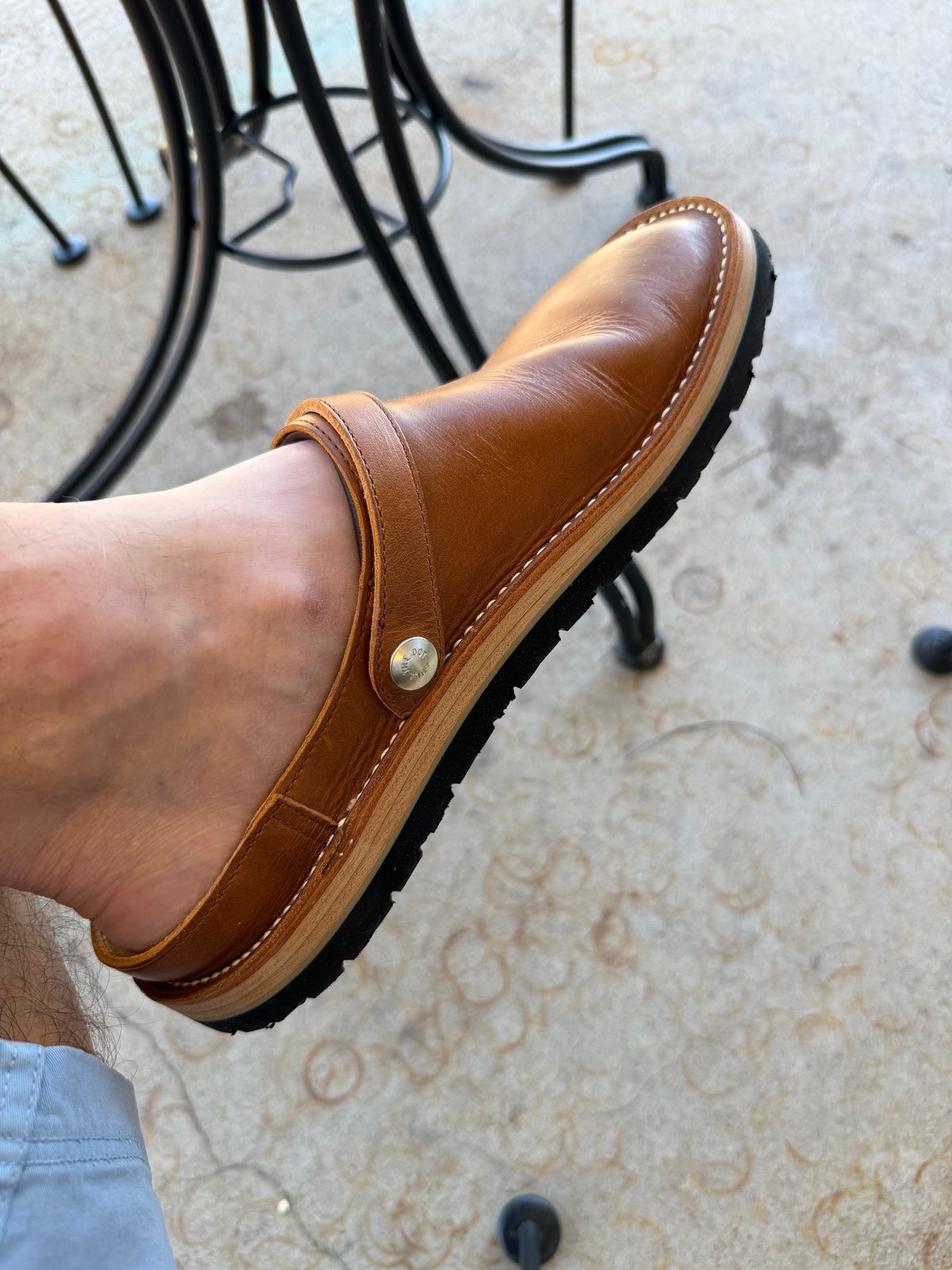 Photo by Stroker636 on June 23, 2026 of the Zerrows Sabot Sandal in Unspecified CXL.