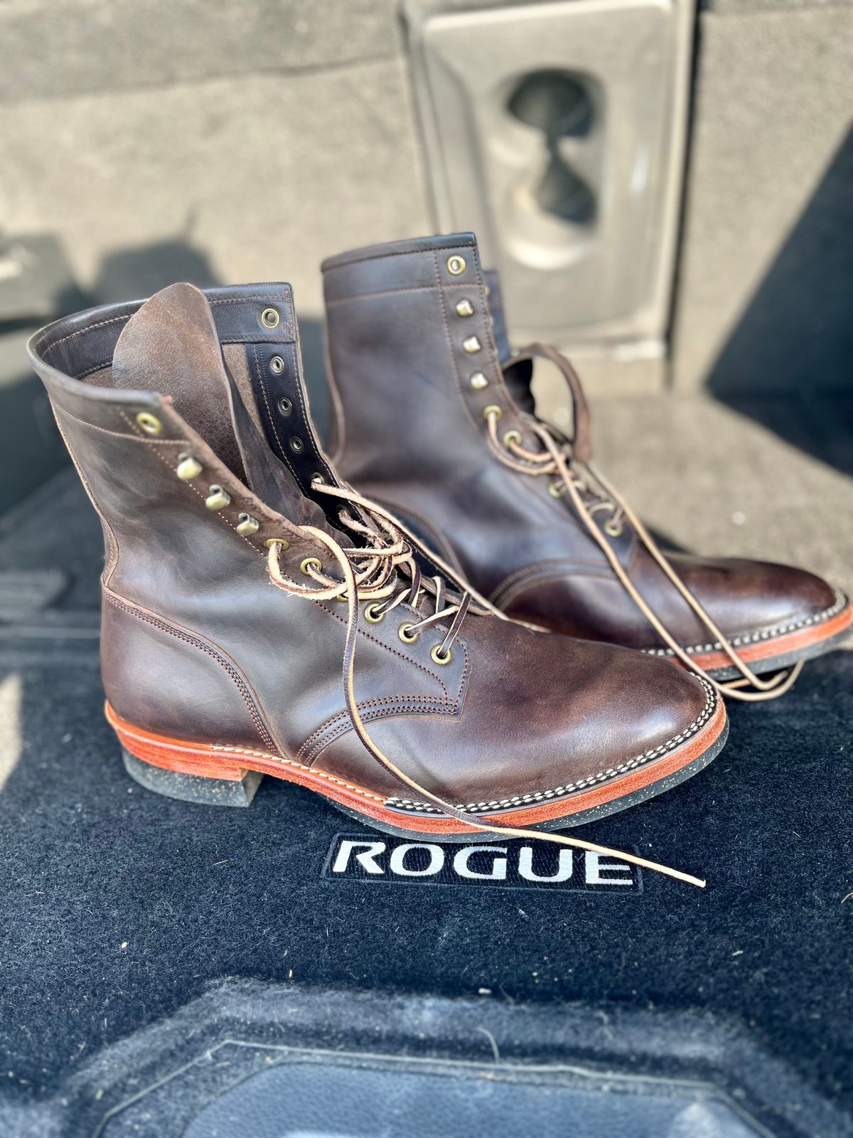 Photo by Sody101 on October 1, 2025 of the Onderhoud SVC02 Packer Boot in Maryam 1071 Rovescio Sego Horsebutt.