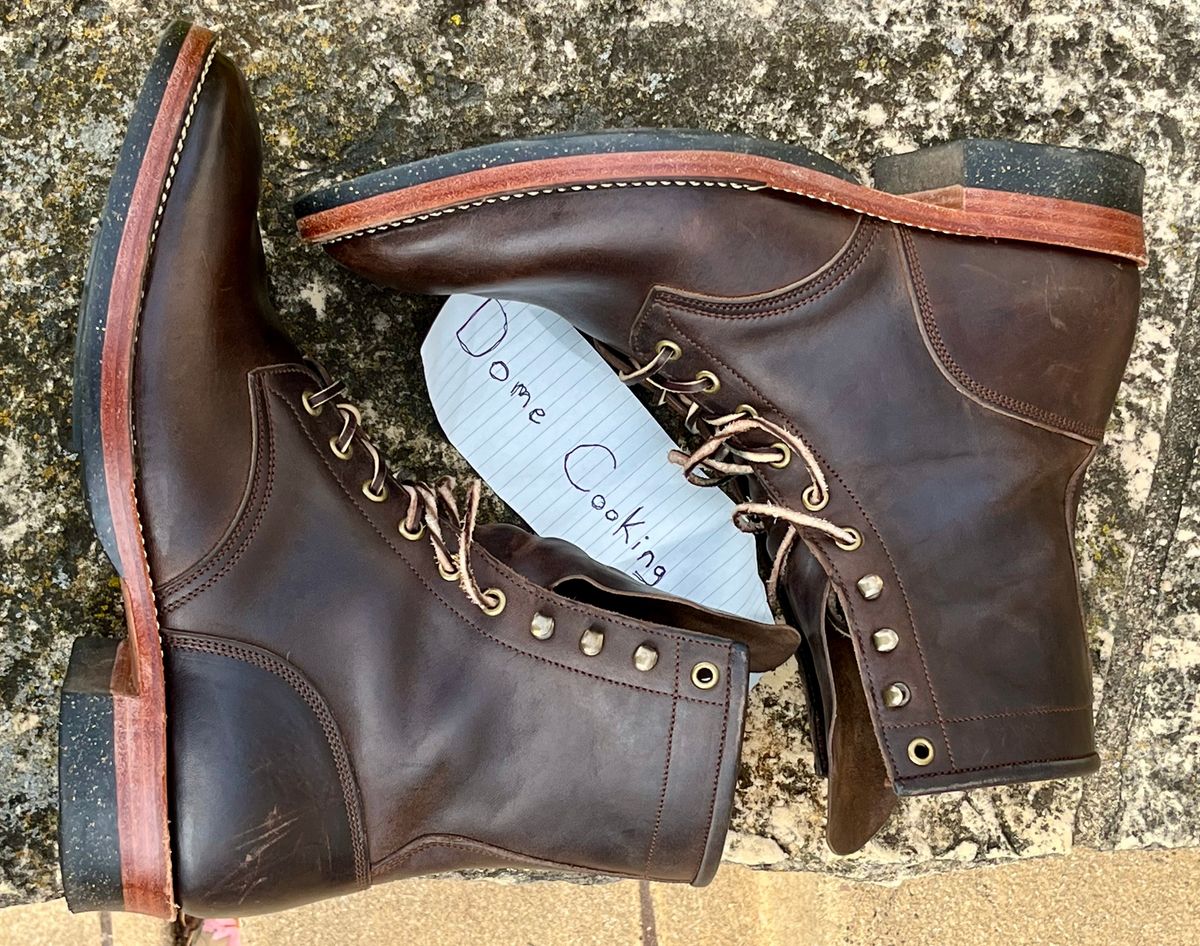 Photo by Sody101 on November 2, 2025 of the Onderhoud SVC02 Packer Boot in Maryam 1071 Rovescio Sego Horsebutt.