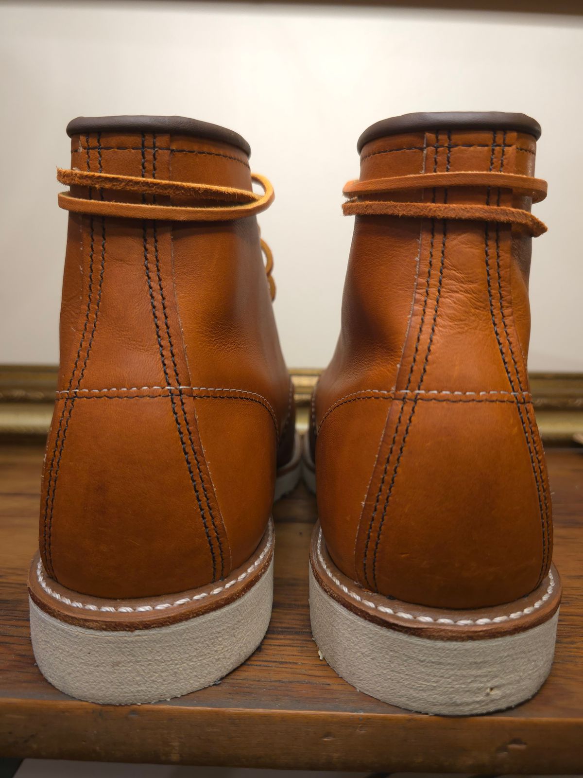 Photo by TheRedWingerDinger on September 30, 2025 of the Red Wing 875 in S.B. Foot Oro Legacy.