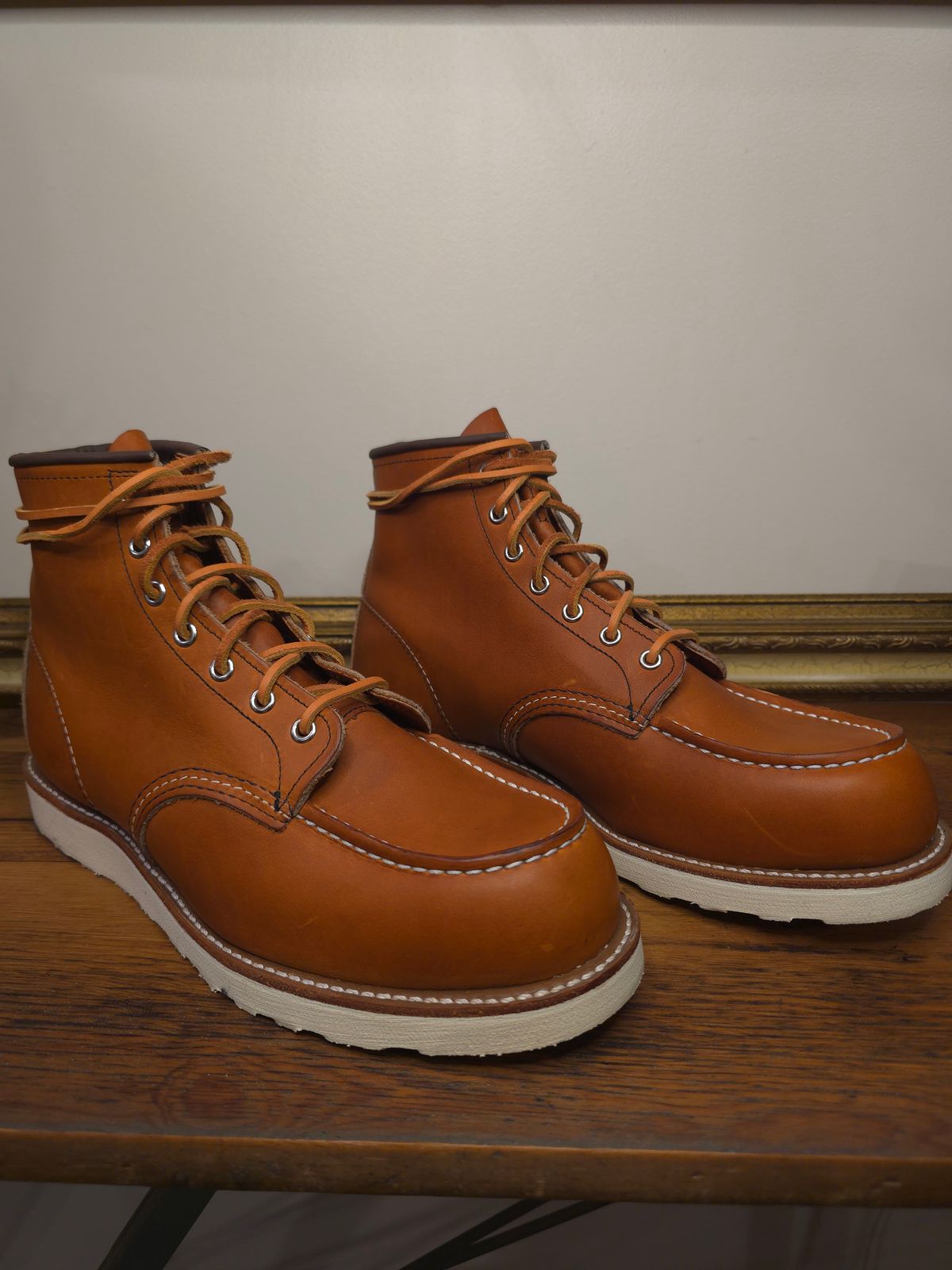 Photo by TheRedWingerDinger on September 30, 2025 of the Red Wing 875 in S.B. Foot Oro Legacy.