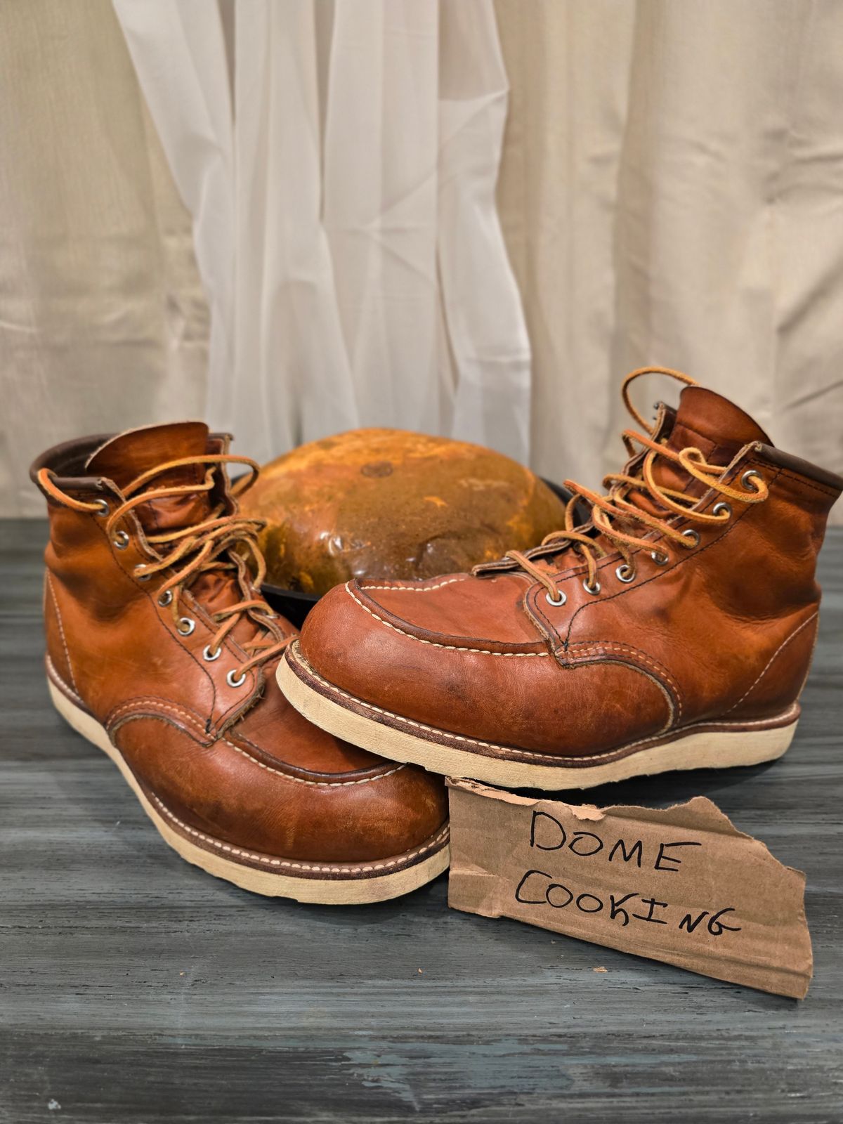 Photo by TheRedWingerDinger on November 2, 2025 of the Red Wing 875 in S.B. Foot Oro Legacy.