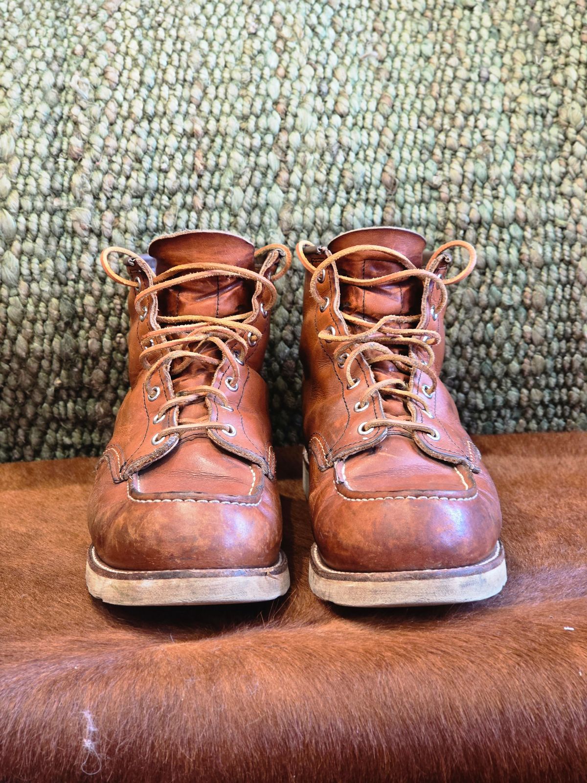 Photo by TheRedWingerDinger on December 4, 2025 of the Red Wing 875 in S.B. Foot Oro Legacy.