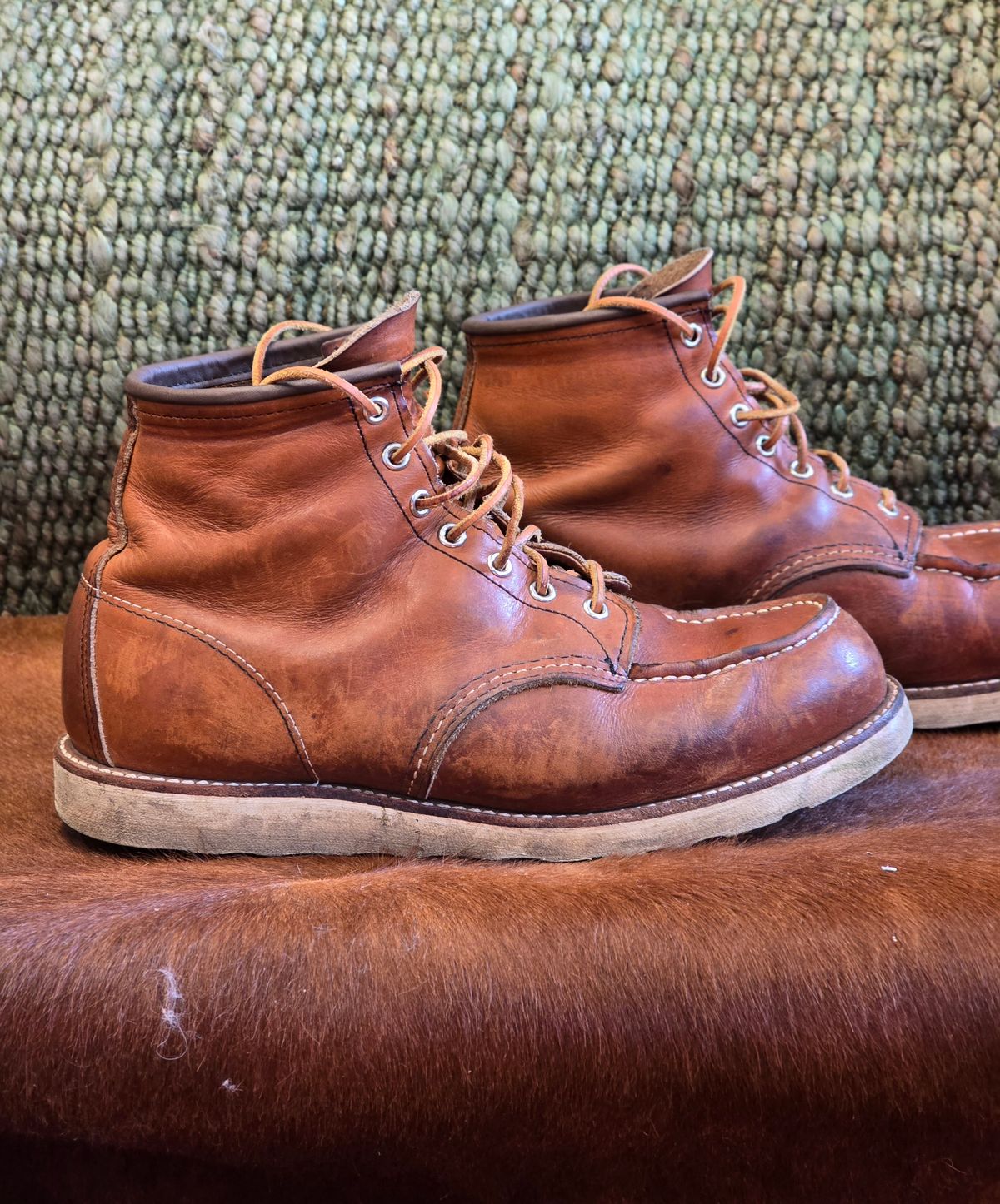 Photo by TheRedWingerDinger on December 4, 2025 of the Red Wing 875 in S.B. Foot Oro Legacy.