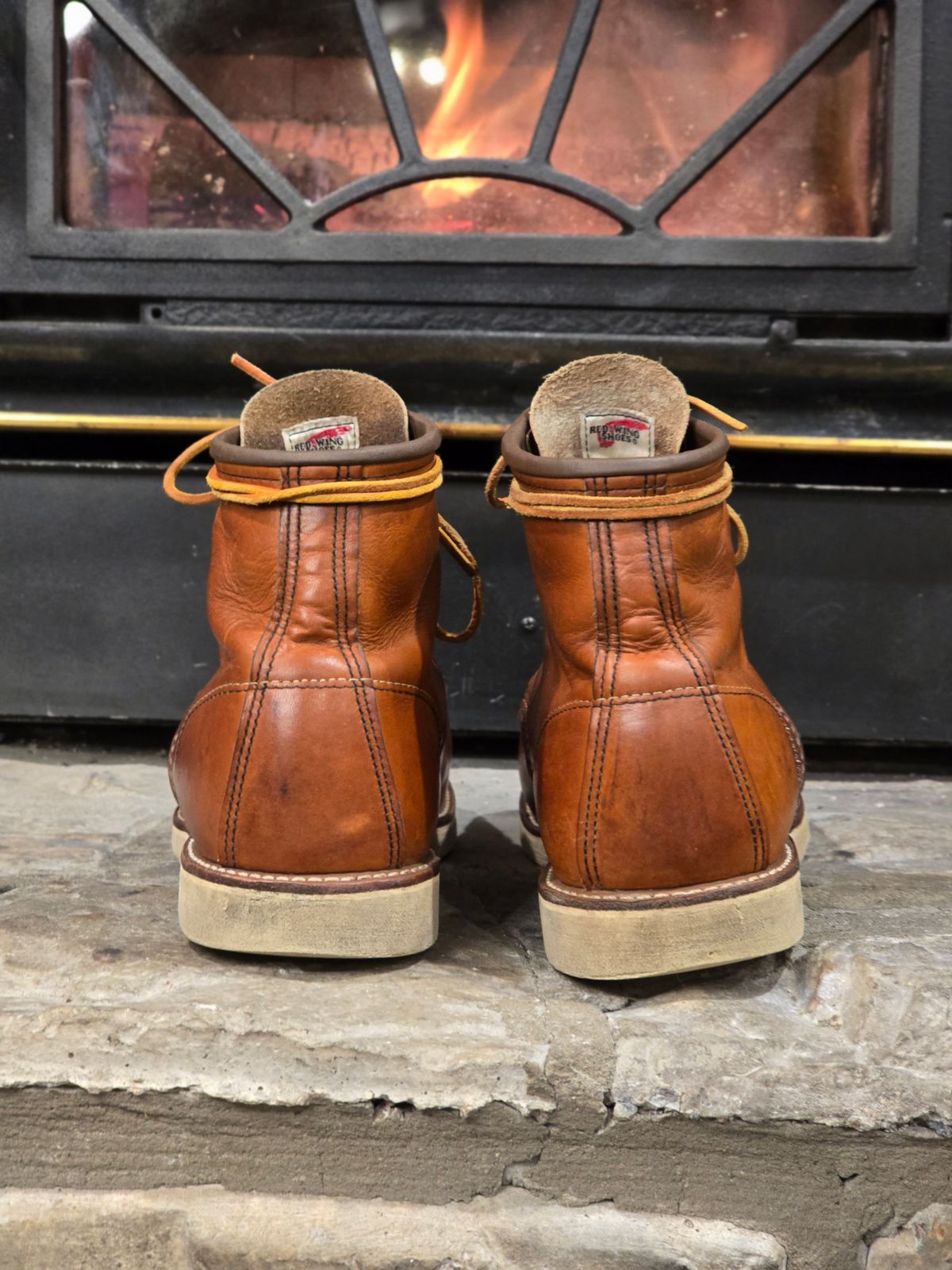 Photo by TheRedWingerDinger on January 4, 2026 of the Red Wing 875 in S.B. Foot Oro Legacy.