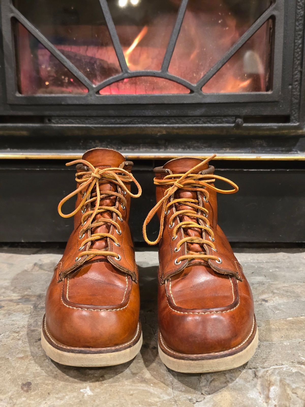 Photo by TheRedWingerDinger on January 4, 2026 of the Red Wing 875 in S.B. Foot Oro Legacy.