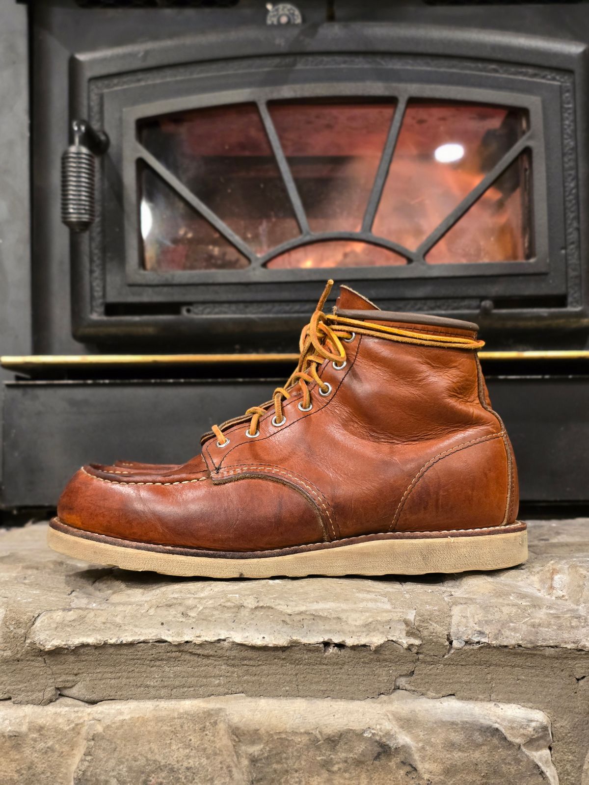 Photo by TheRedWingerDinger on January 4, 2026 of the Red Wing 875 in S.B. Foot Oro Legacy.