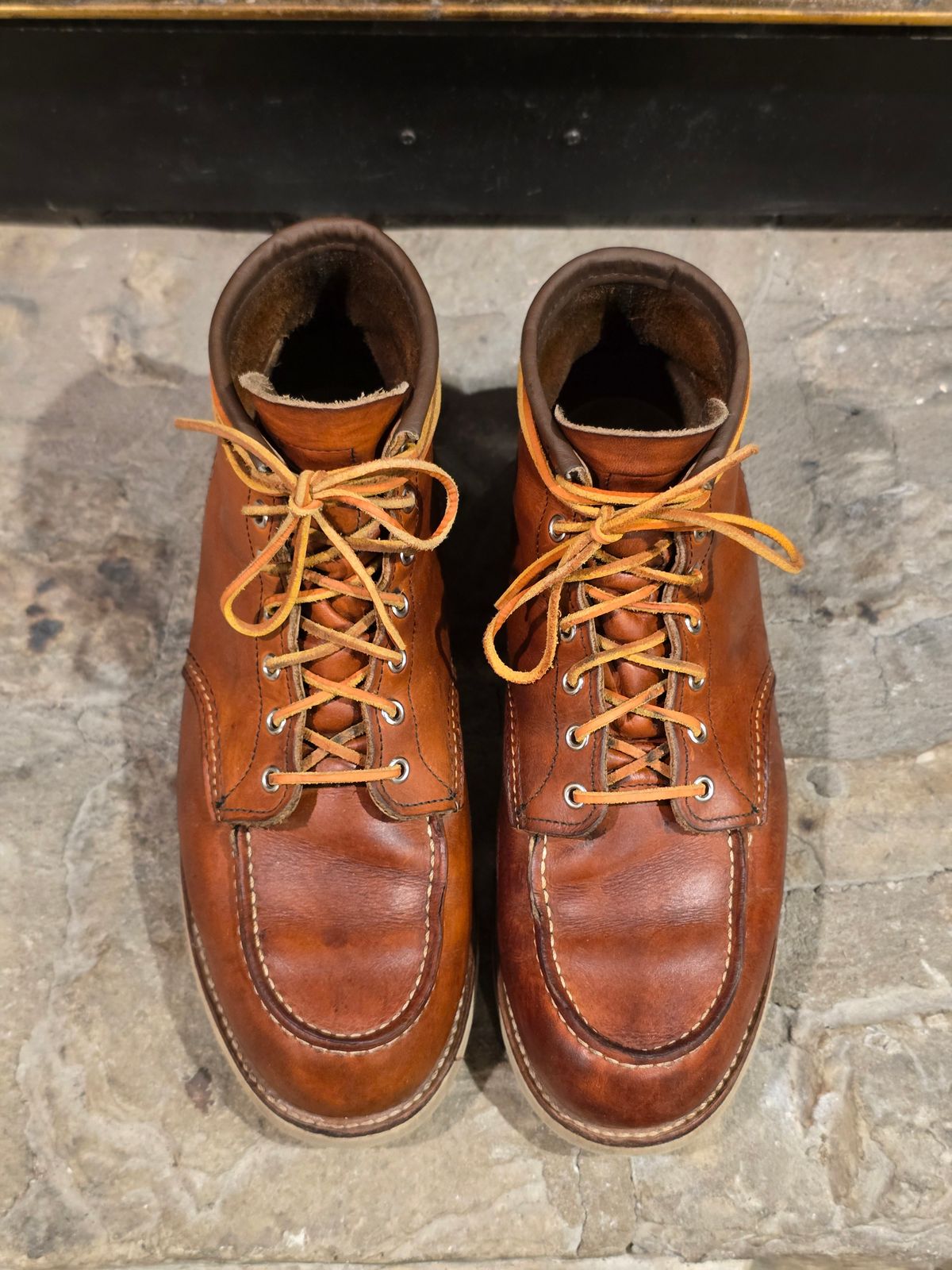 Photo by TheRedWingerDinger on January 4, 2026 of the Red Wing 875 in S.B. Foot Oro Legacy.