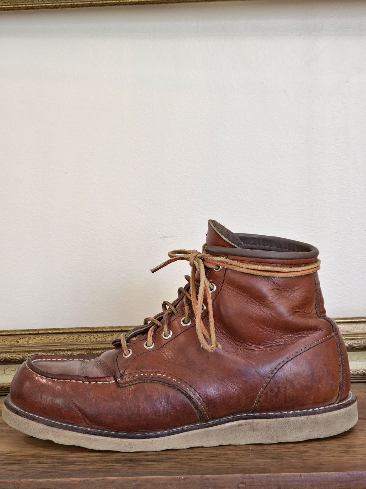 Photo by TheRedWingerDinger on April 5, 2026 of the Red Wing 875 in S.B. Foot Oro Legacy.