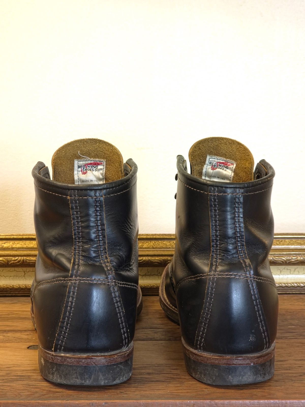 Photo by TheRedWingerDinger on April 5, 2026 of the Red Wing Beckman Flatbox in S.B. Foot Black Klondike.