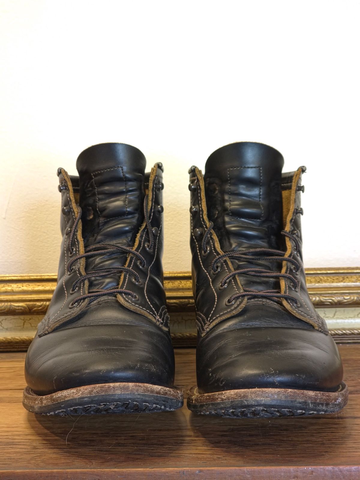 Photo by TheRedWingerDinger on April 5, 2026 of the Red Wing Beckman Flatbox in S.B. Foot Black Klondike.