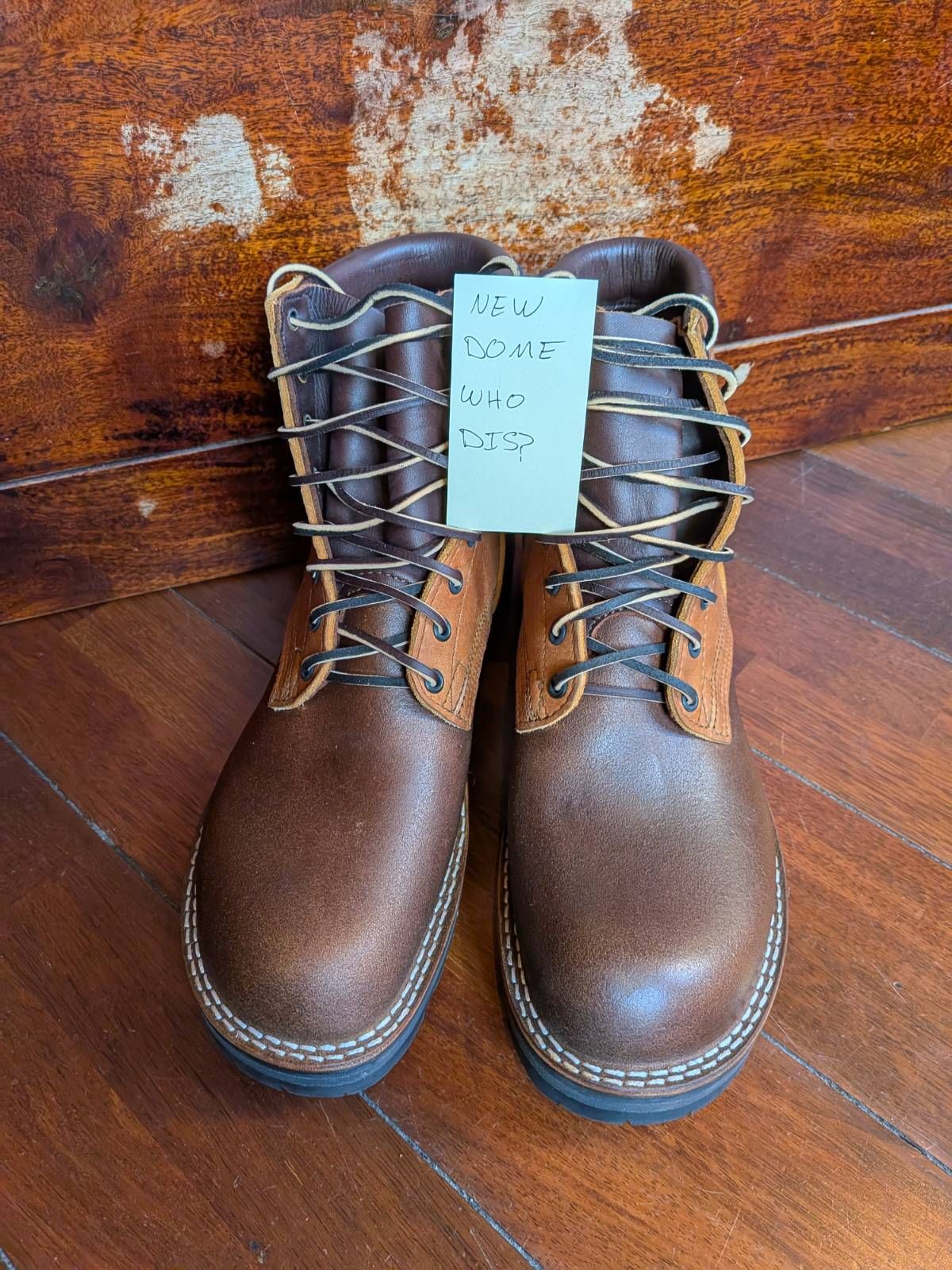 Photo by JY on October 2, 2025 of the Nicks MTO in Spokane Honey & Spokane Honey Waxed Flesh.