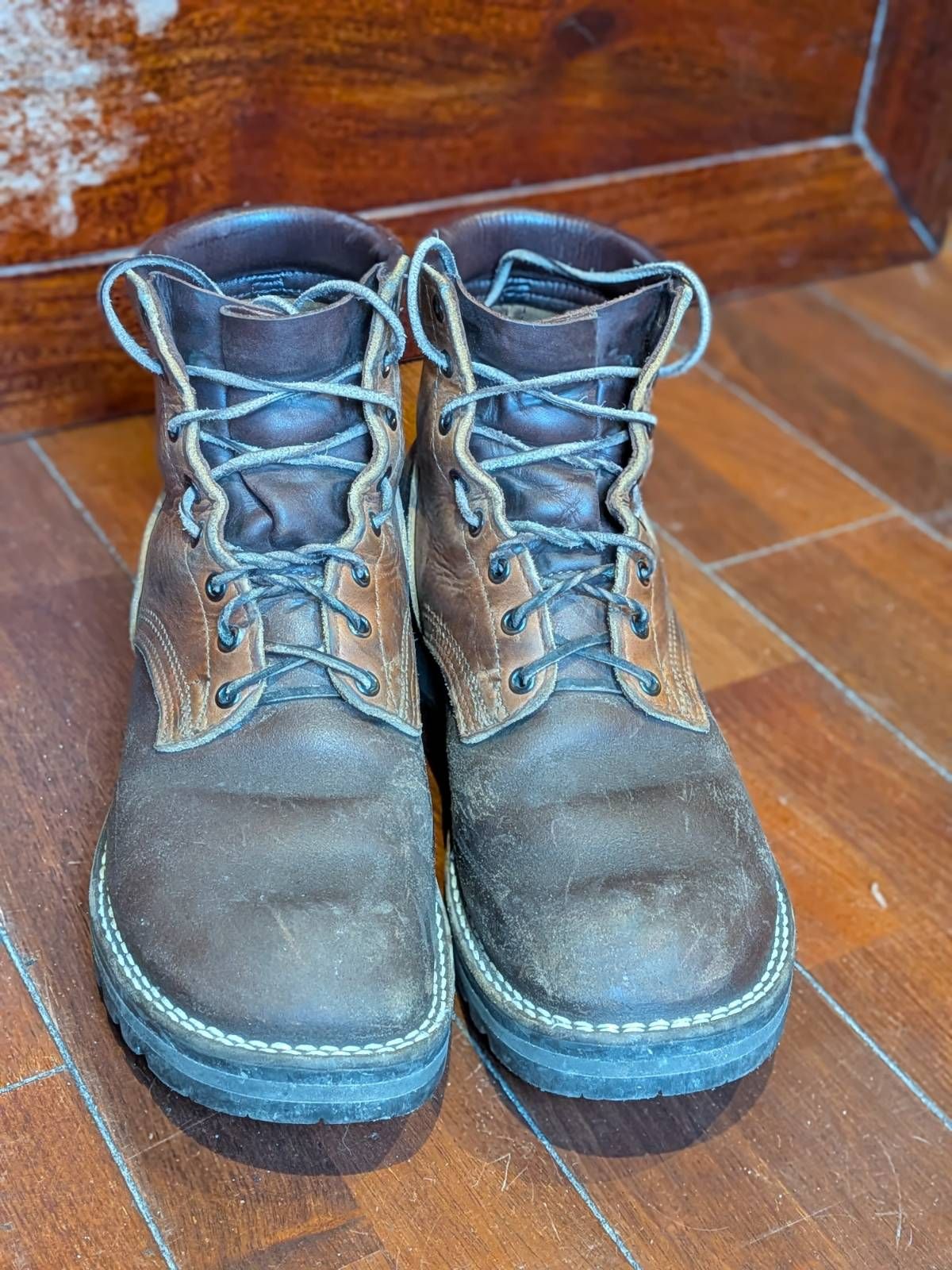 Photo by JY on December 5, 2025 of the Nicks MTO in Spokane Honey & Spokane Honey Waxed Flesh.