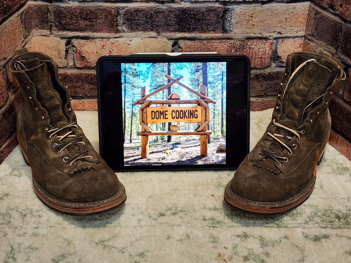 Photo by Randomlurker541 on November 4, 2025 of the White's 355 Cutter in Army Green Desert Oasis.