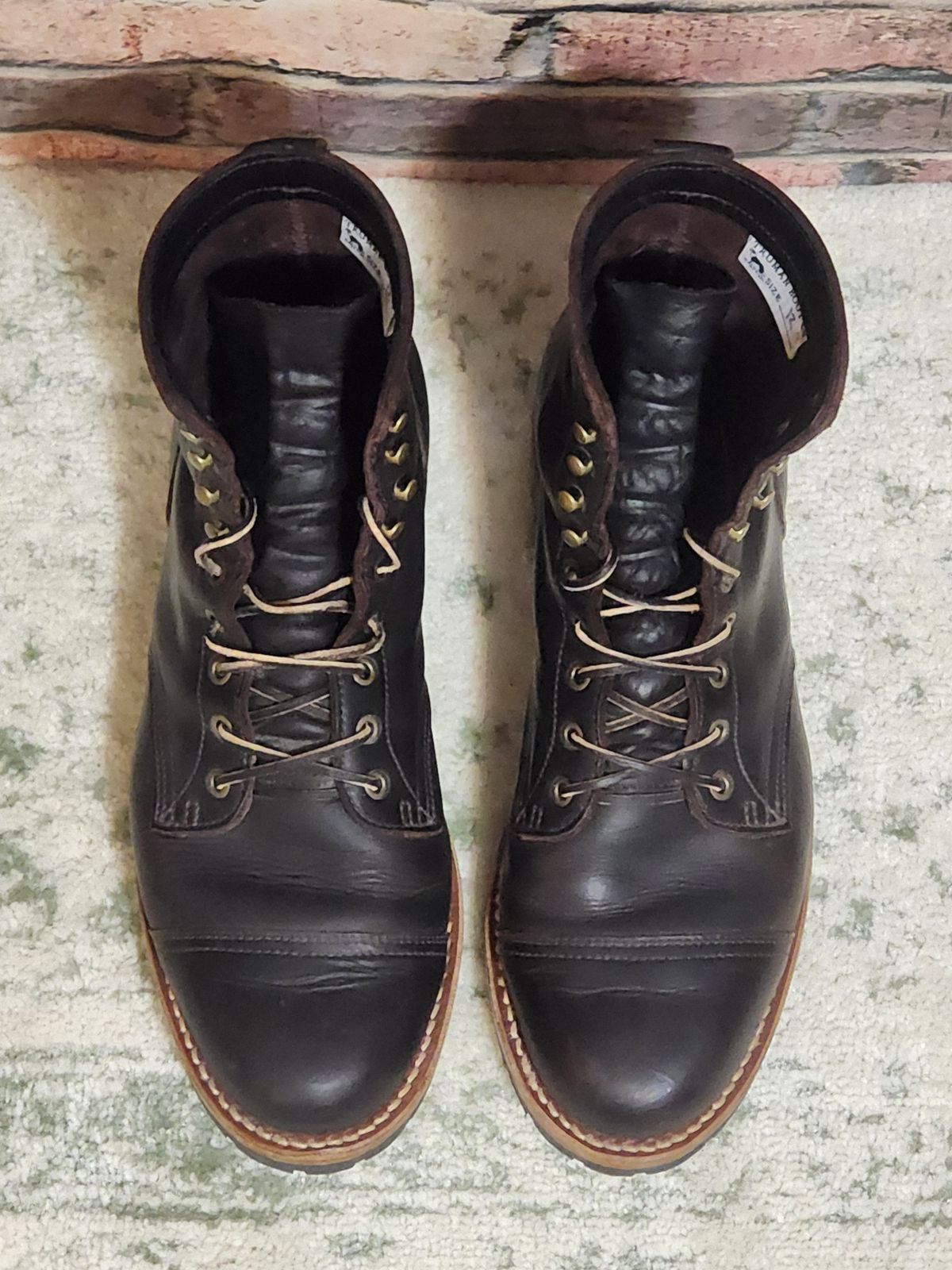 Photo by Randomlurker541 on December 6, 2025 of the Truman Upland Boot in Eastern Brown Snakebite.