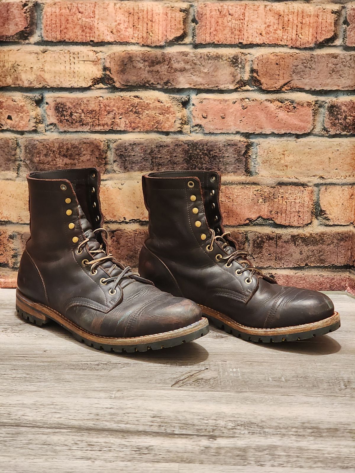 Photo by Randomlurker541 on April 6, 2026 of the Truman Upland Boot in Eastern Brown Snakebite.