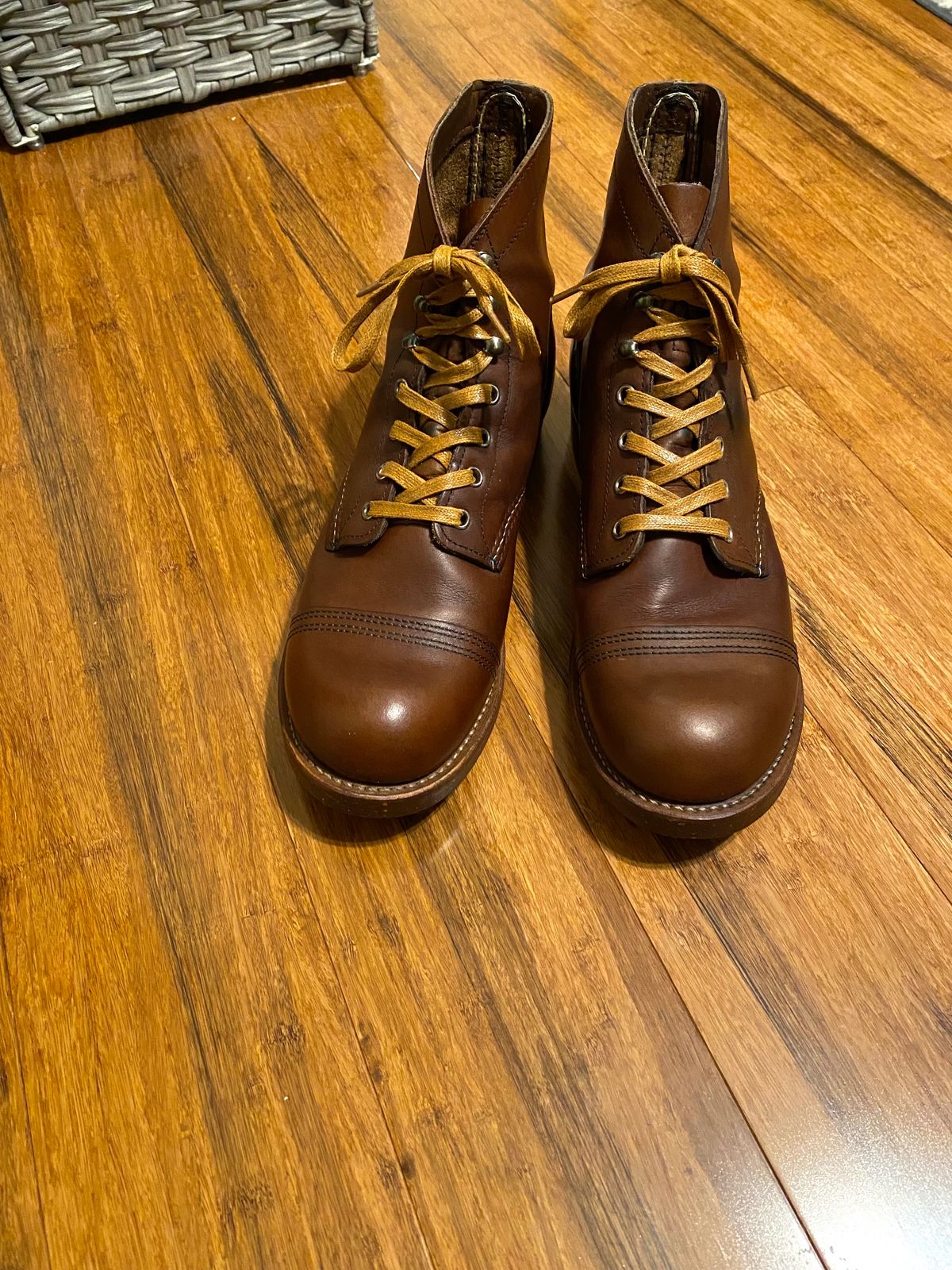 Photo by JT on September 24, 2024 of the Red Wing 8111 in S.B. Foot Amber Harness.