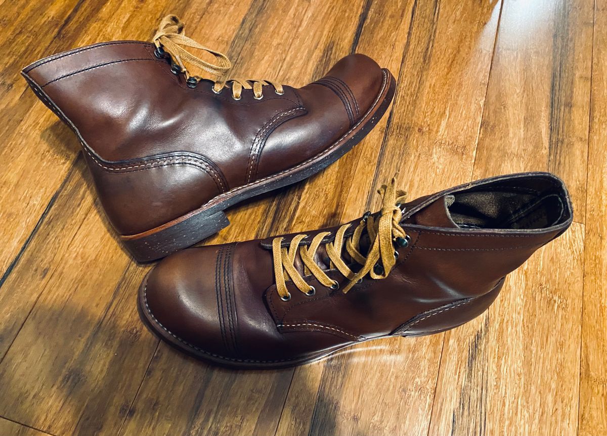 Photo by JT on September 25, 2024 of the Red Wing 8111 in S.B. Foot Amber Harness.