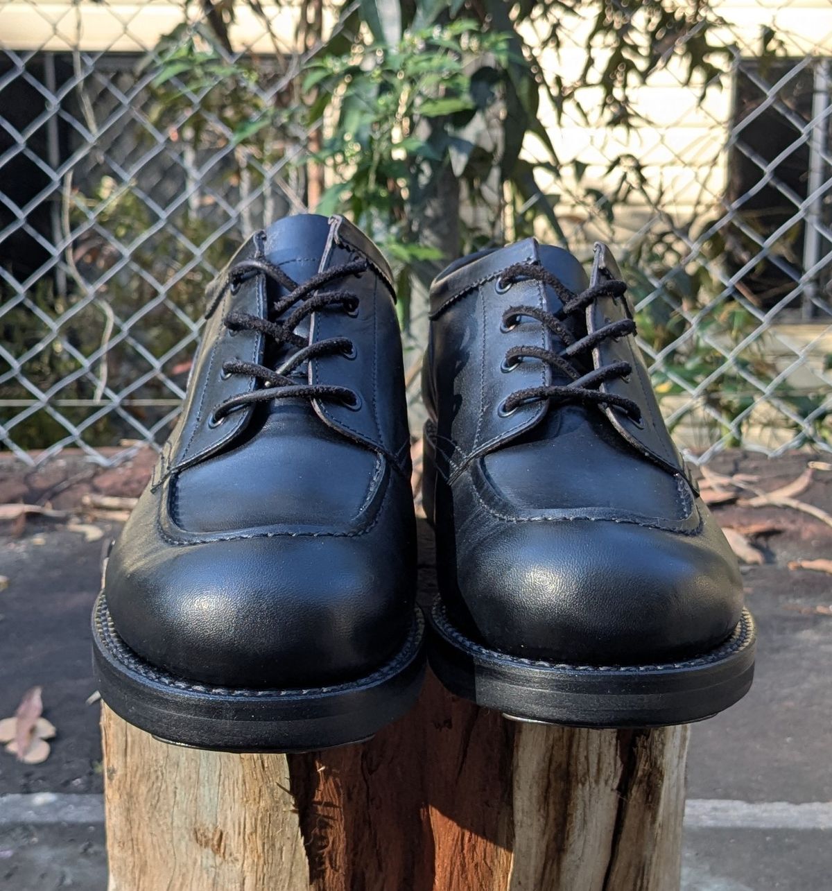 Photo by dante on October 1, 2025 of the Rolling Dub Trio Coupen Low Moc in Black Horse Front #1020.