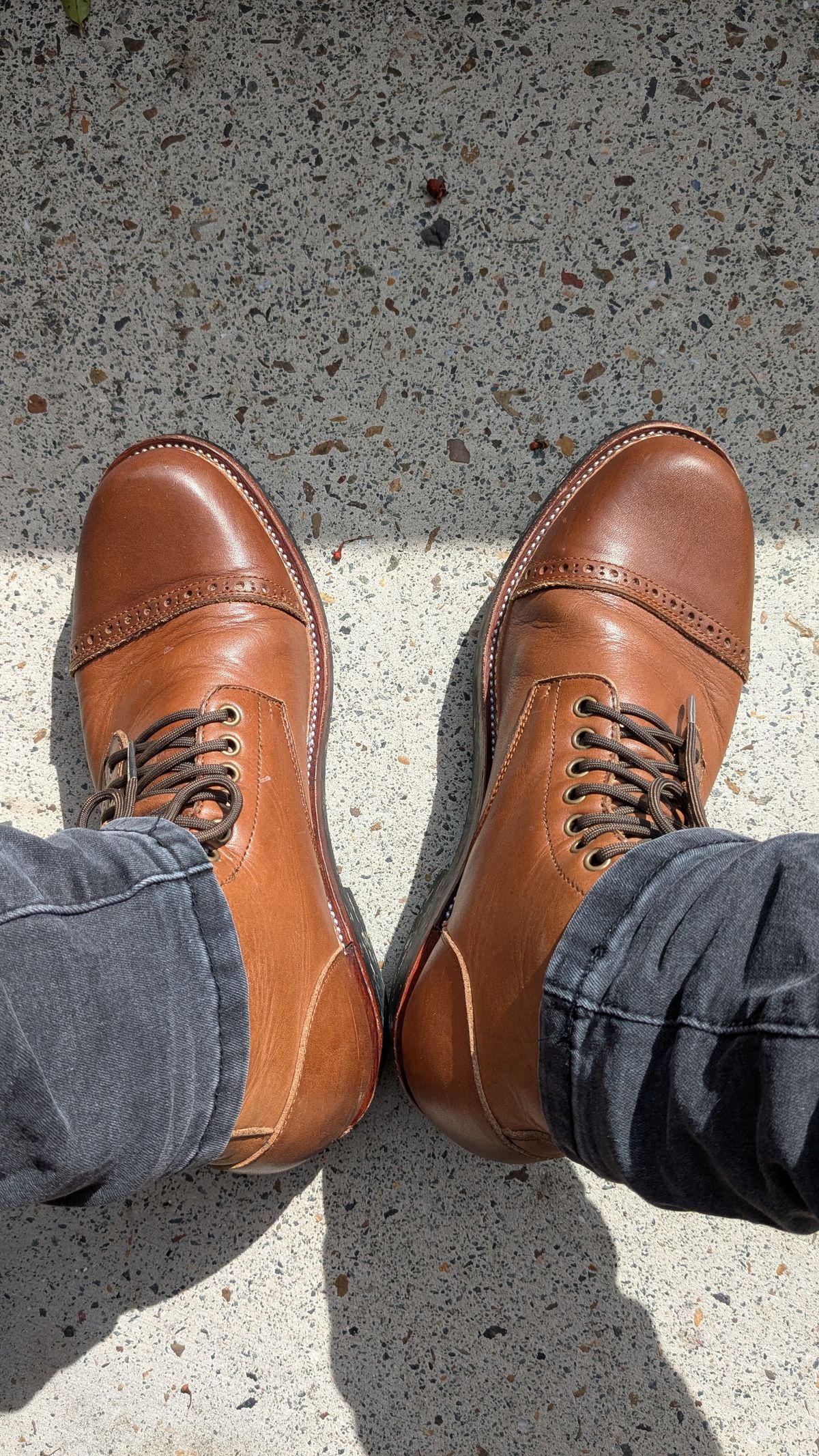 Photo by dante on February 1, 2025 of the Tahura Kaktoes in Tochigi Jeans #5 Khaki.