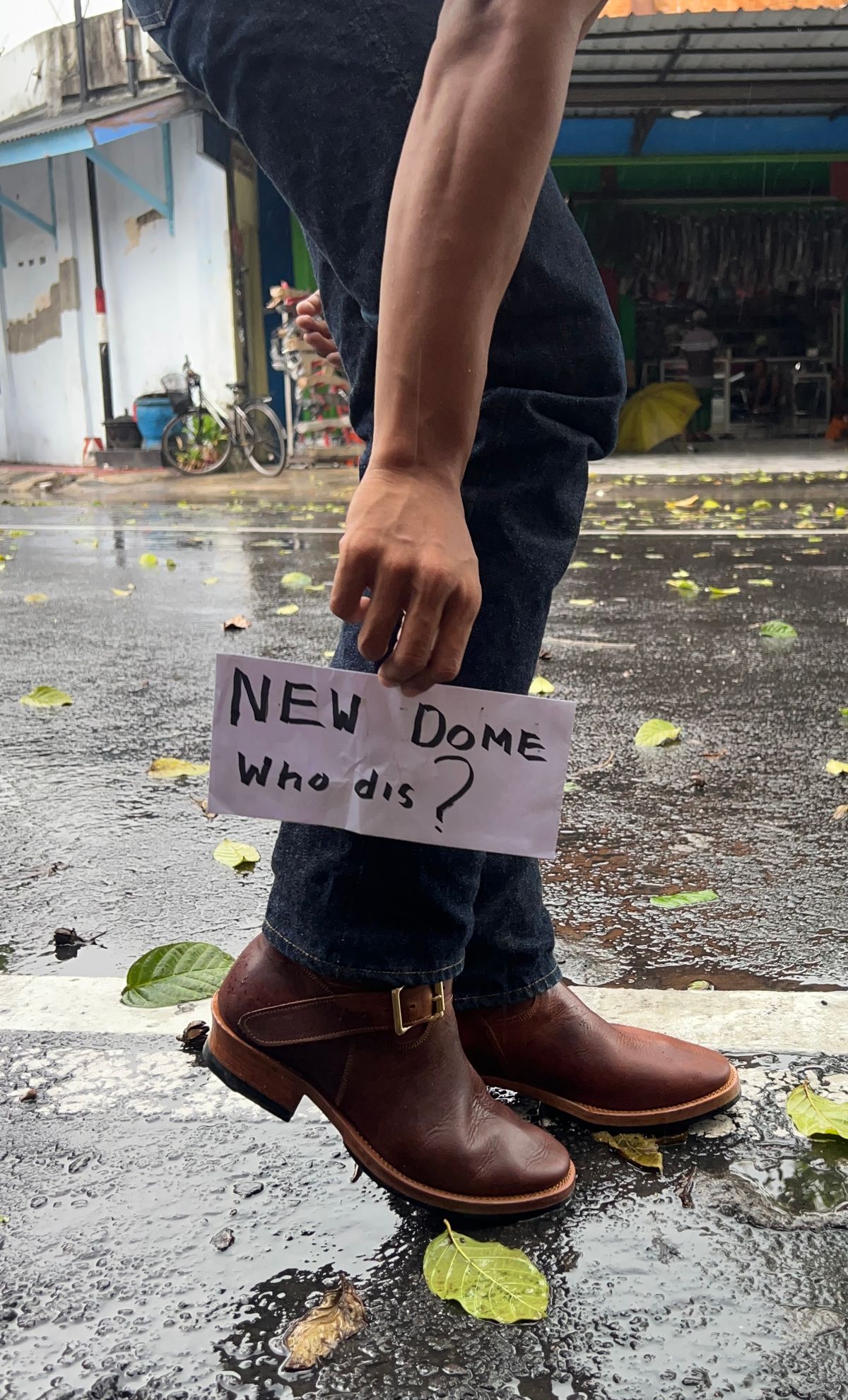 Photo by bimarosyidwicaksono on October 1, 2025 of the Prof Barnets Neocliffwood Boots in Indonesian Brown Java Chrome.