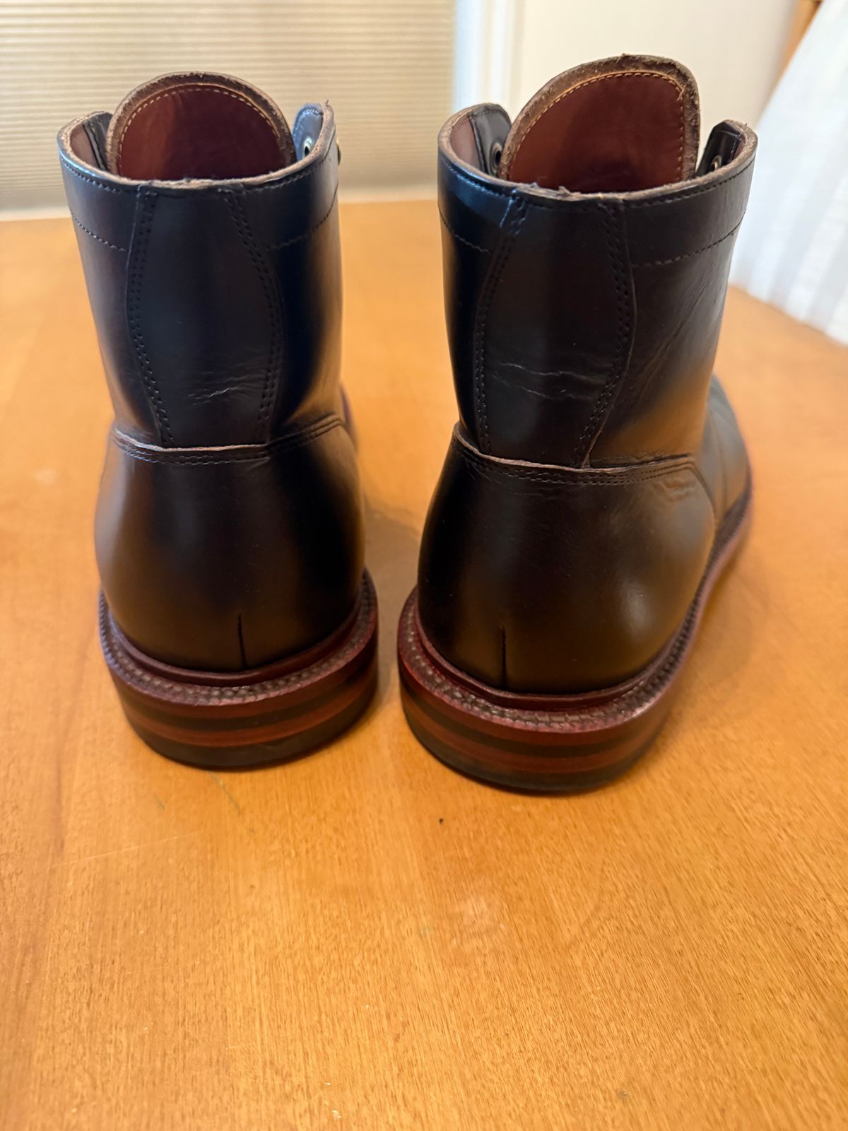 Photo by Bear_runner on October 2, 2025 of the Grant Stone Ottawa Boot in Horween Chromexel.