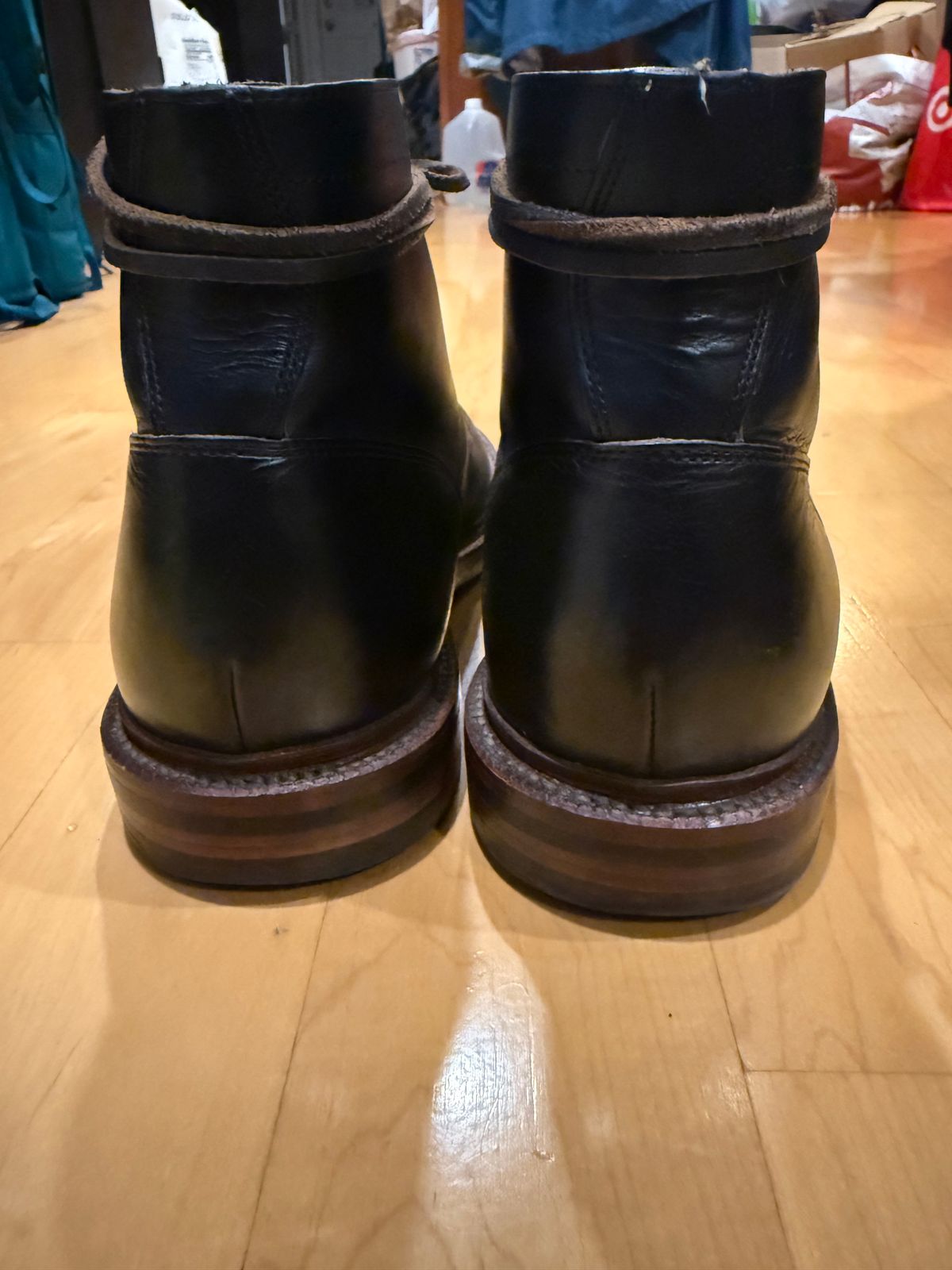 Photo by Bear_runner on November 6, 2025 of the Grant Stone Ottawa Boot in Horween Chromexel.