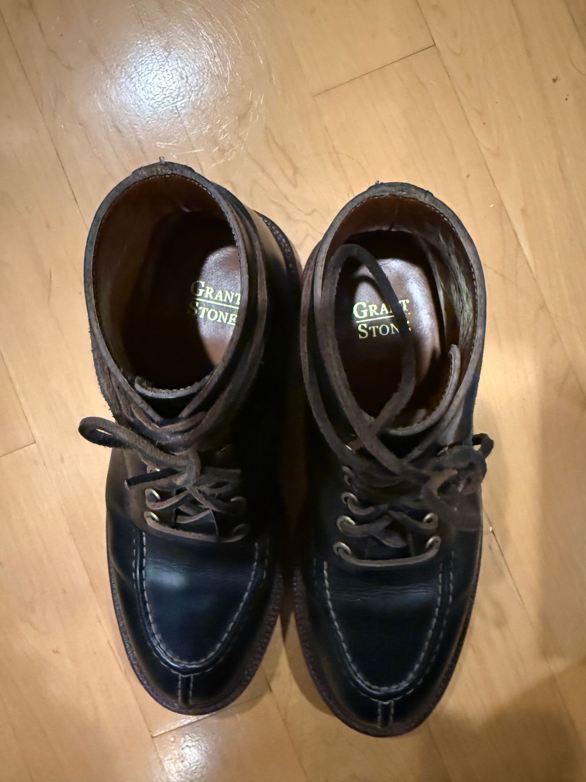 Photo by Bear_runner on November 6, 2025 of the Grant Stone Ottawa Boot in Horween Chromexel.
