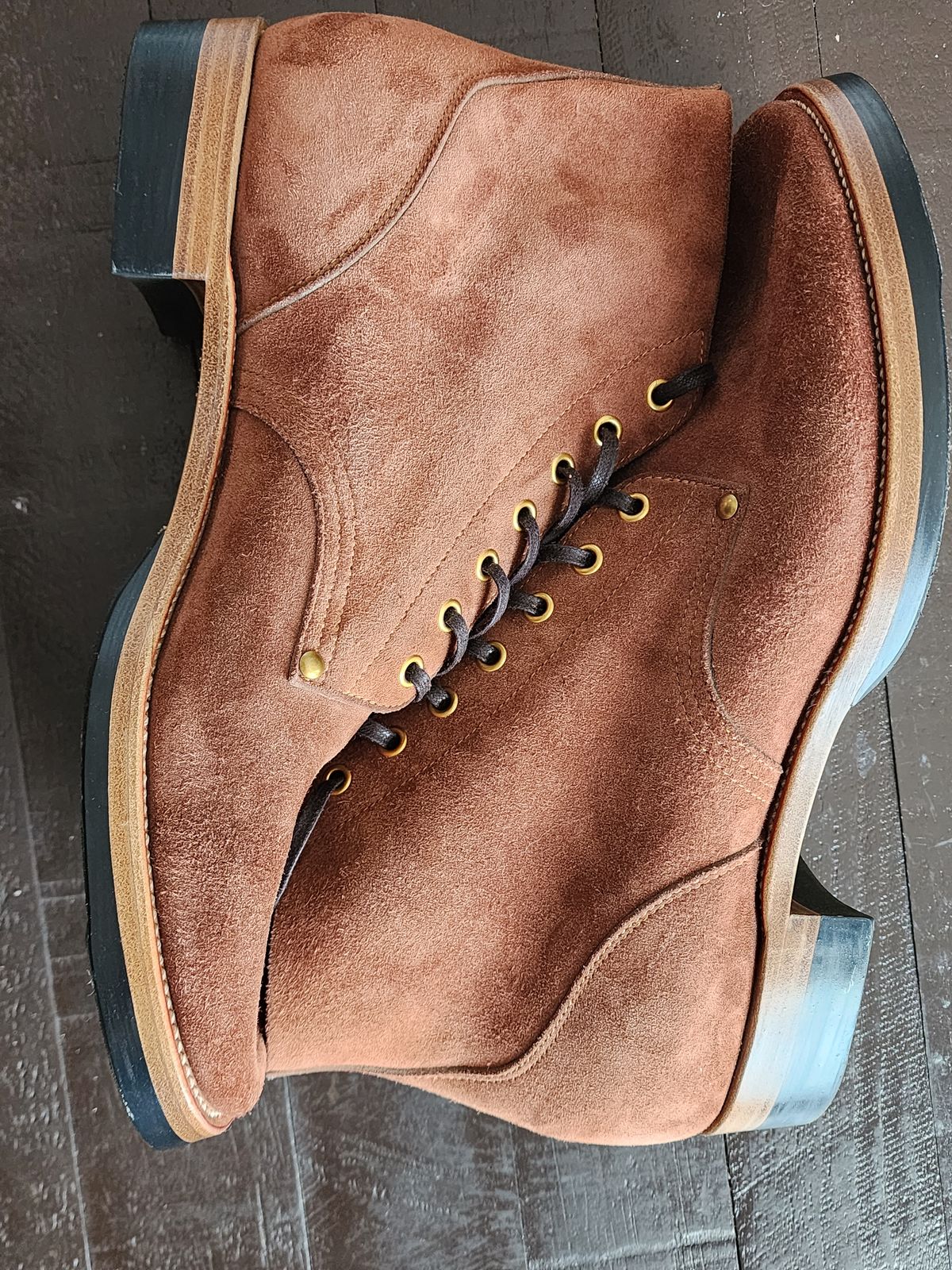 Photo by kierkegaarden on October 7, 2024 of the Iron Boots The Great Escape in C.F. Stead Bark Kudu.