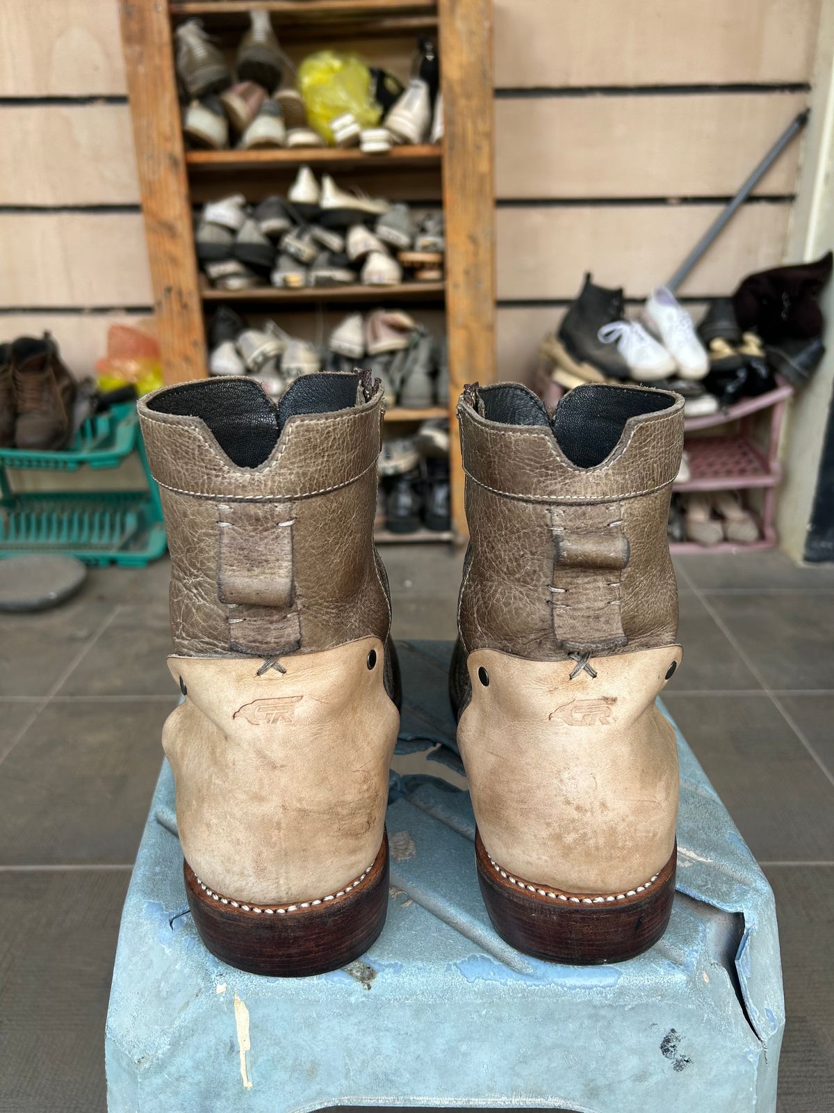 Photo by enggut on February 6, 2026 of the Geer.boots Indonesia Chelsea Boots in Crazy Horse Leather.